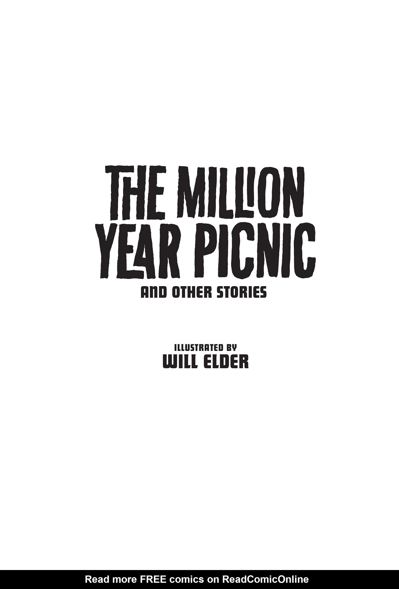 Read online The Million Year Picnic and Other Stories comic -  Issue # TPB - 2