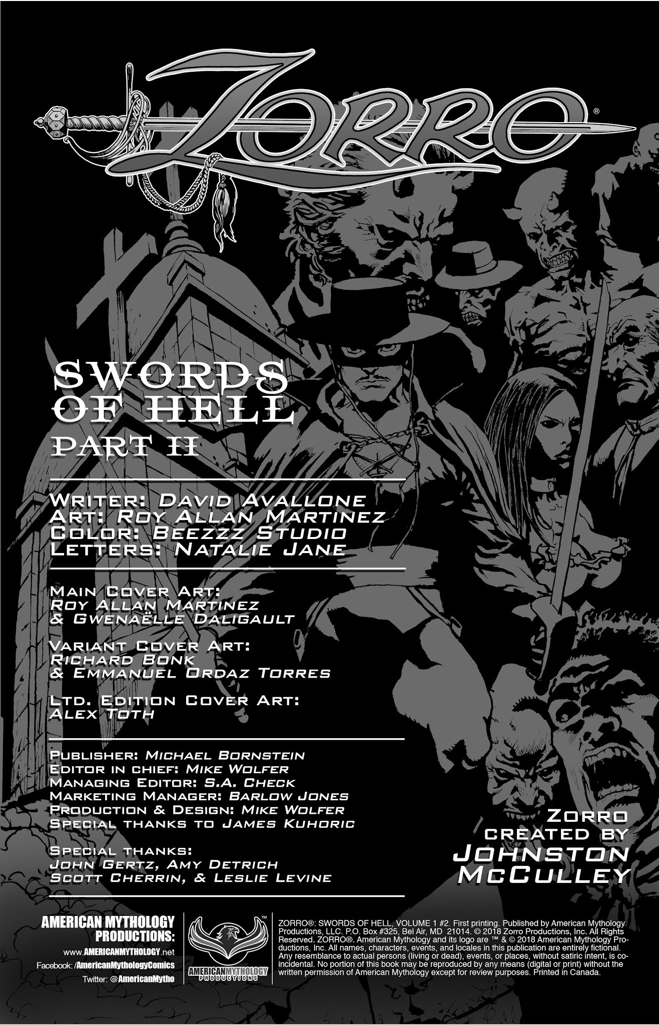 Read online Zorro: Swords of Hell comic -  Issue #2 - 2