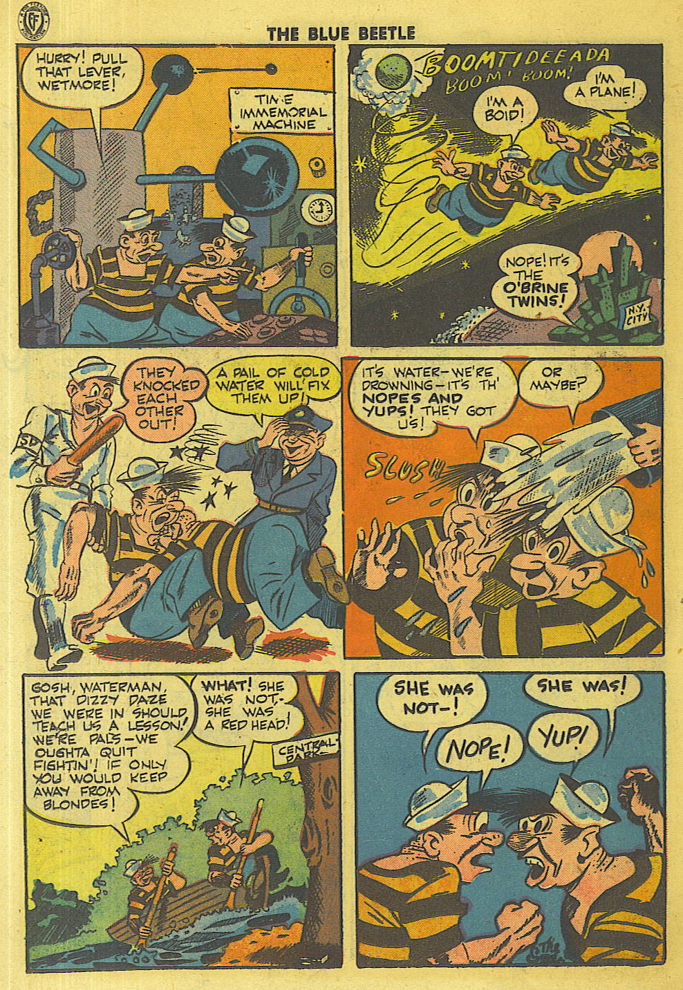 Read online The Blue Beetle comic -  Issue #35 - 35