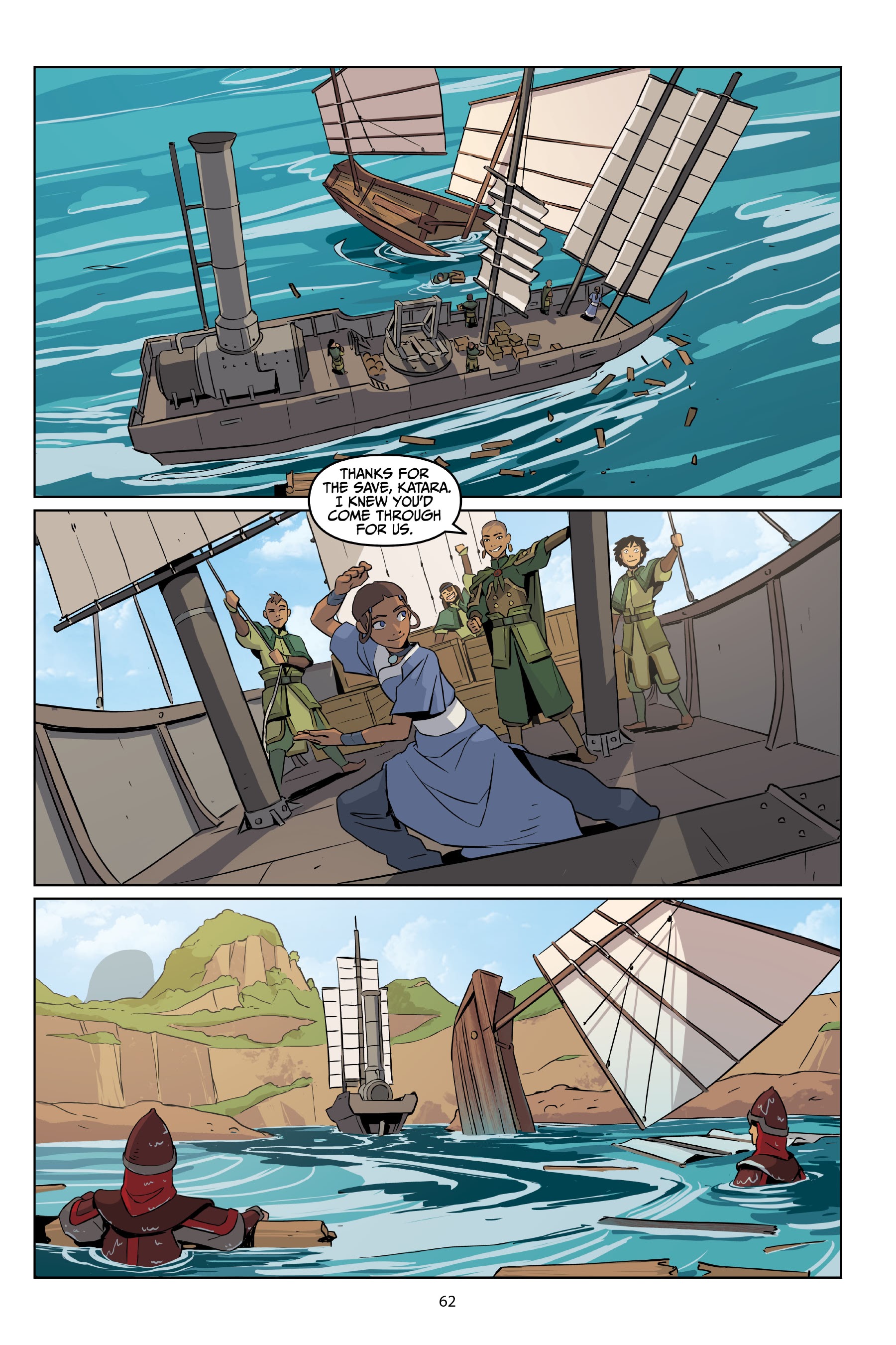 Read online Avatar: The Last Airbender—Katara and the Pirate's Silver comic -  Issue # TPB - 62