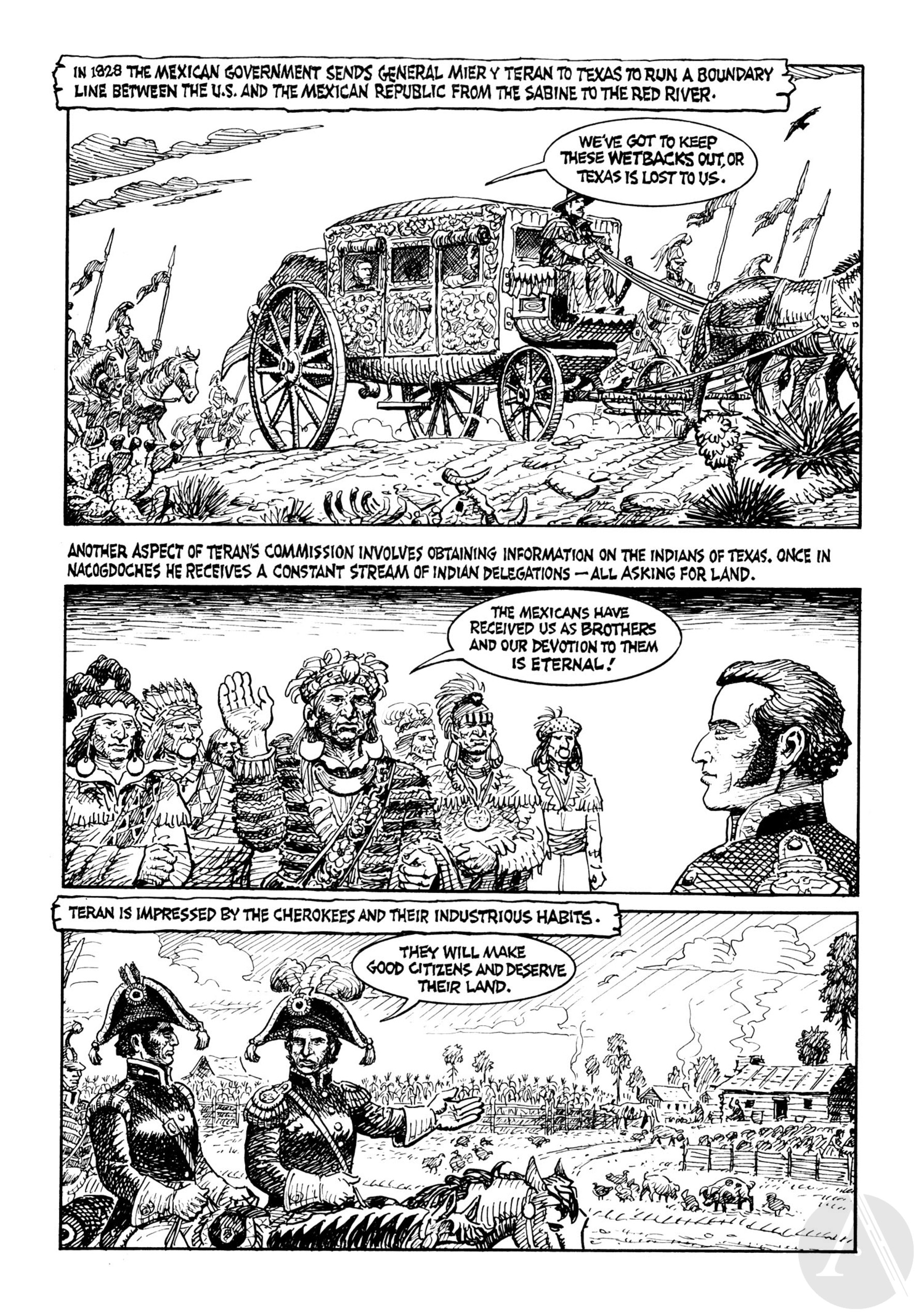 Read online Indian Lover: Sam Houston & the Cherokees comic -  Issue # TPB - 40