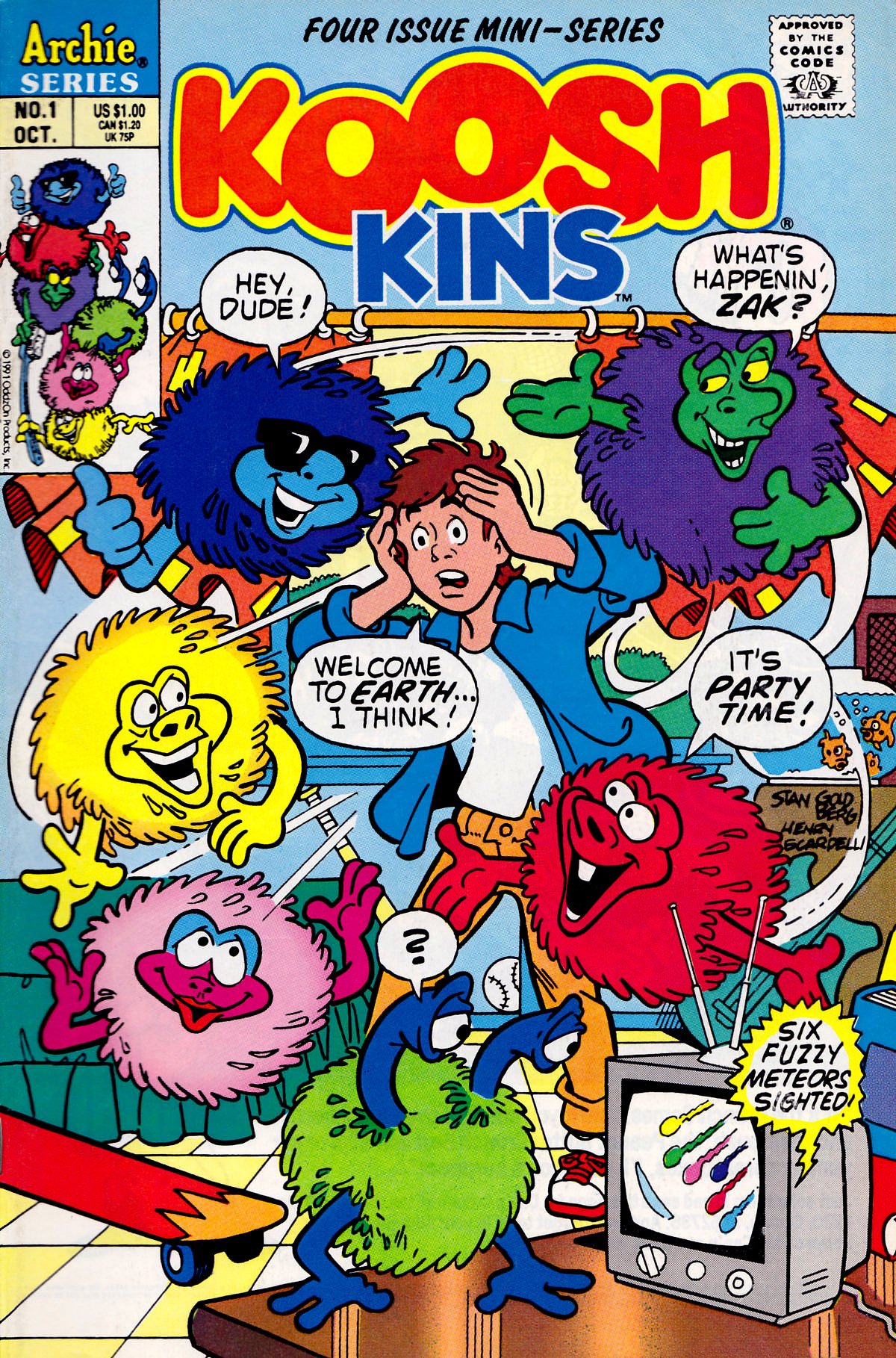 Read online Koosh Kins comic -  Issue #1 - 1