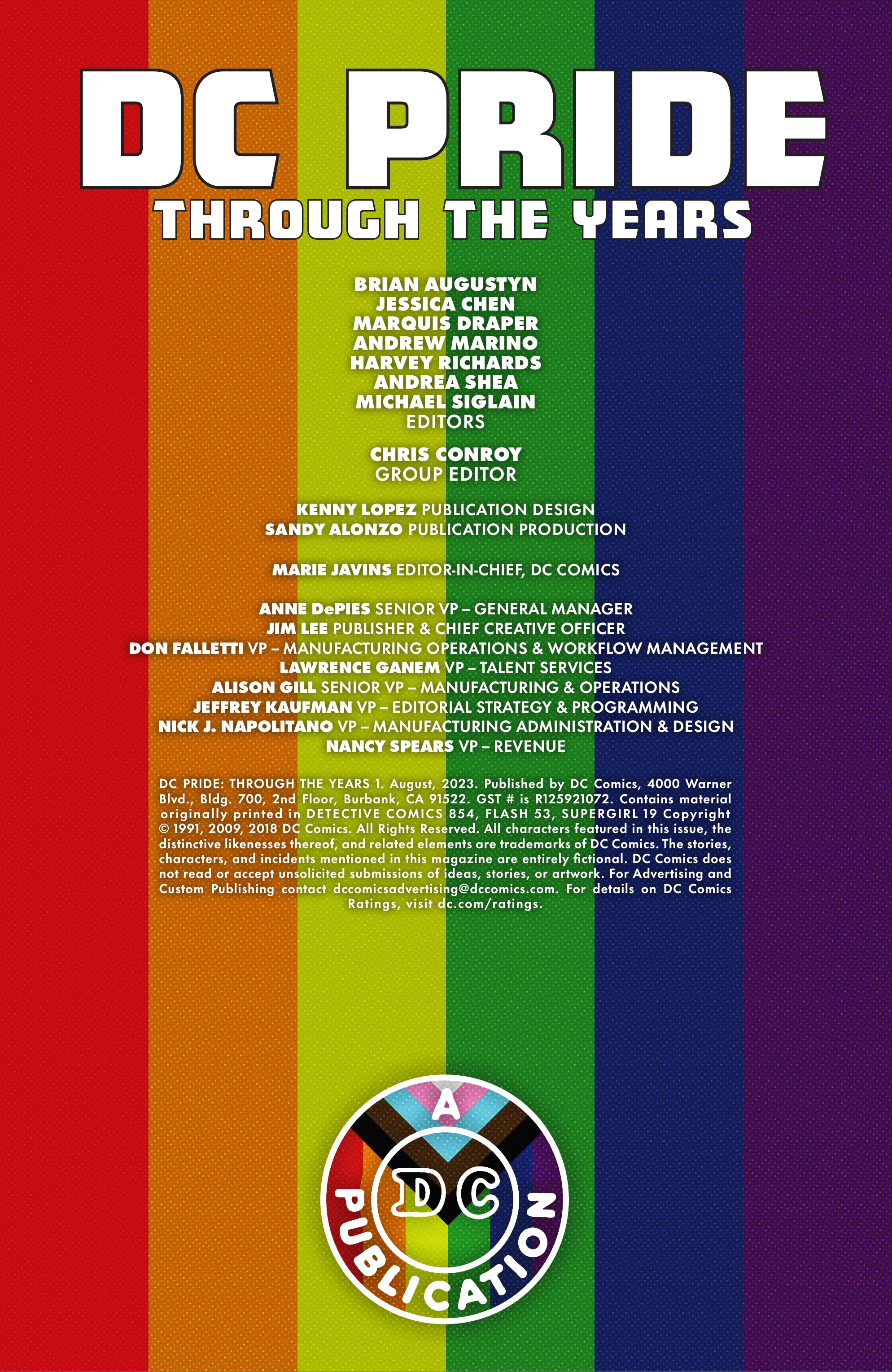 Read online DC Pride: Through the Years comic -  Issue # Full - 75