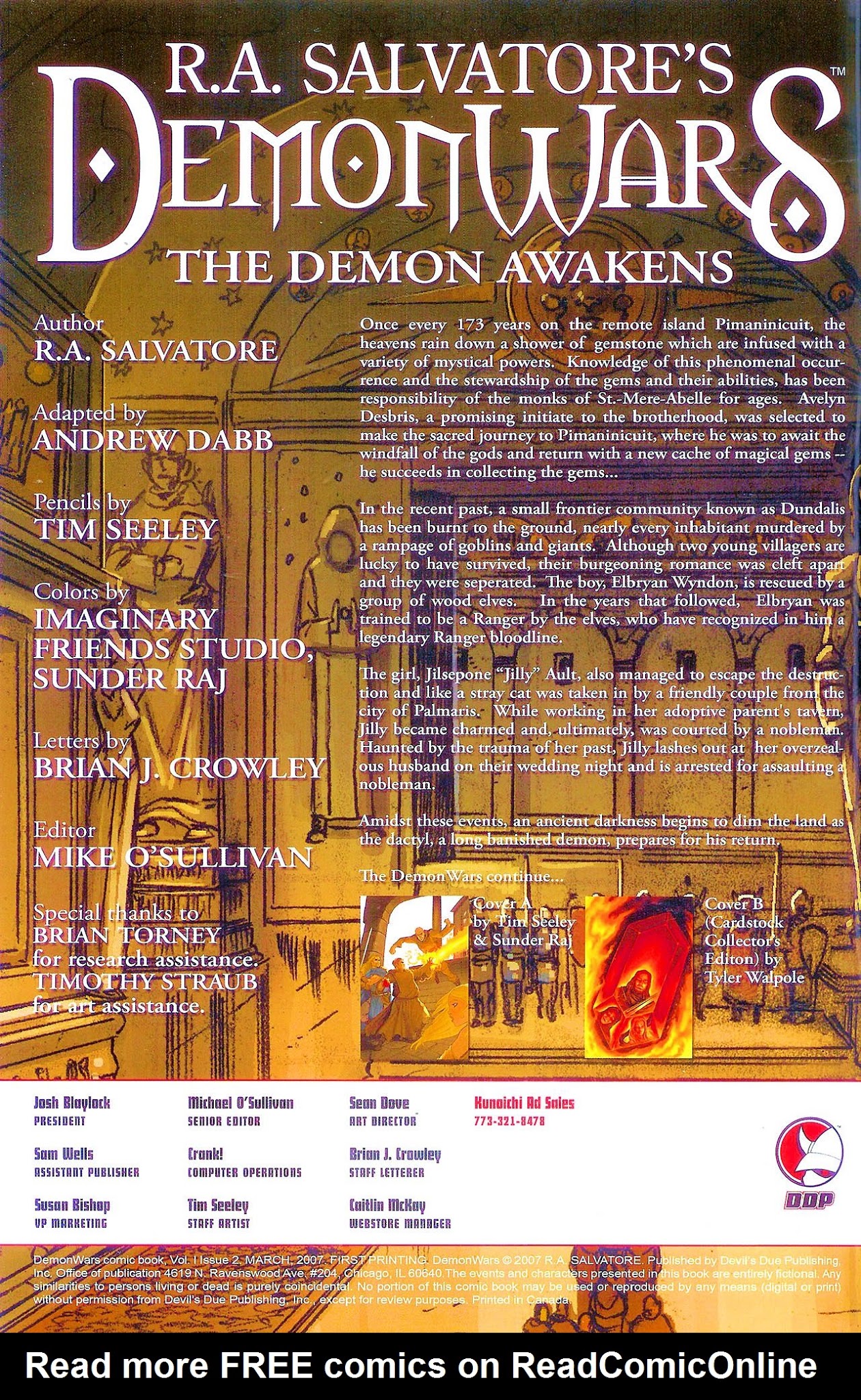 Read online DemonWars: The Demon Awakens comic -  Issue #2 - 2