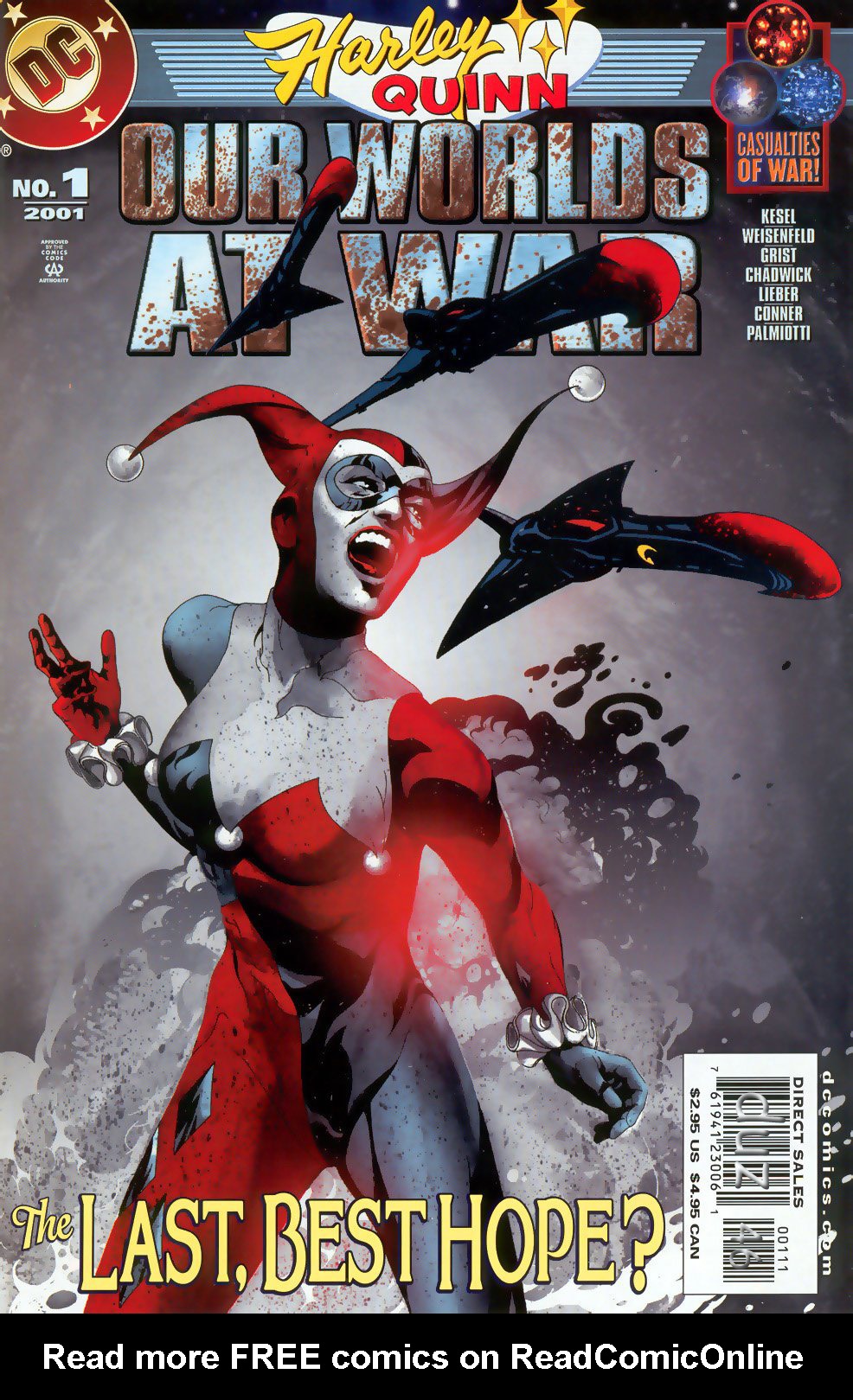 Read online Harley Quinn: Our Worlds at War comic -  Issue # Full - 1