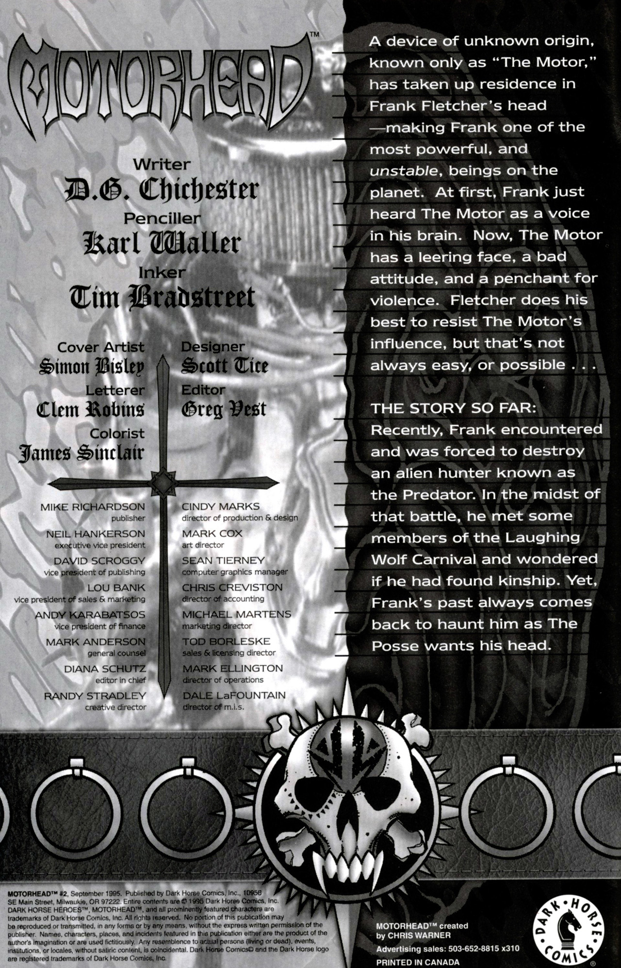 Read online Motorhead comic -  Issue #2 - 2