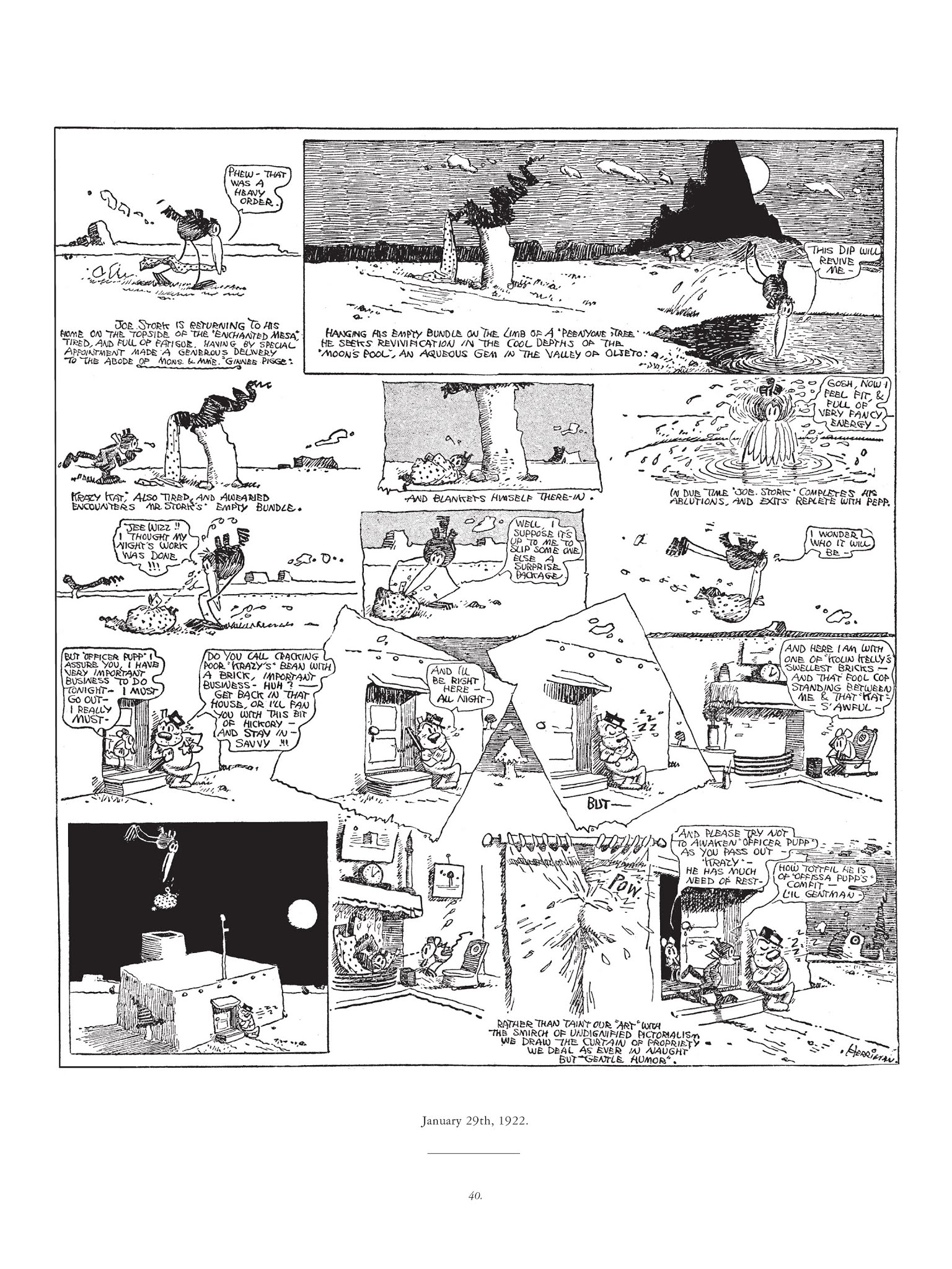 Read online Krazy & Ignatz comic -  Issue # TPB 3 - 40