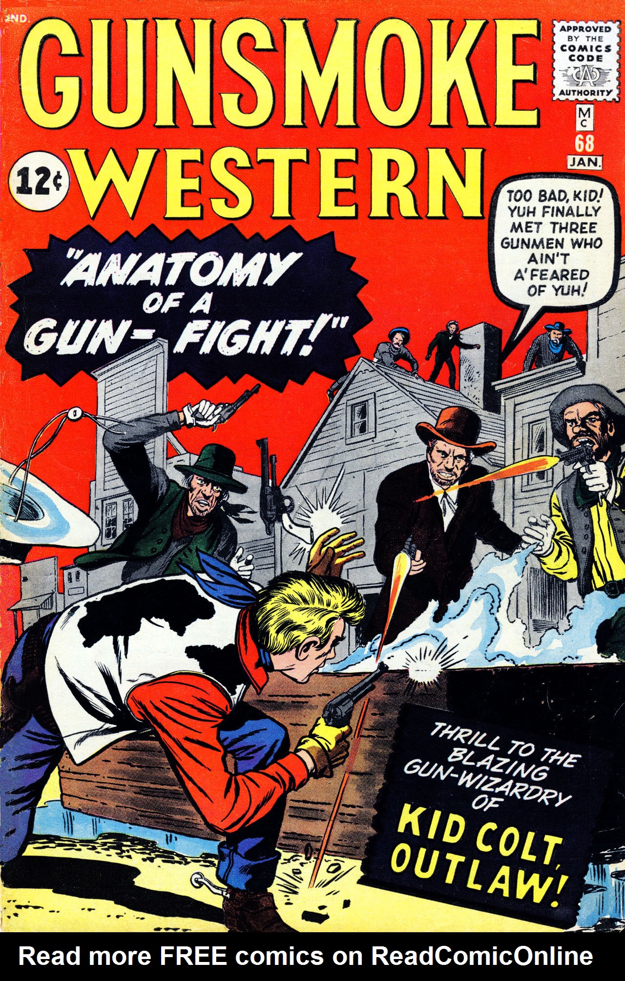 Read online Gunsmoke Western comic -  Issue #68 - 1
