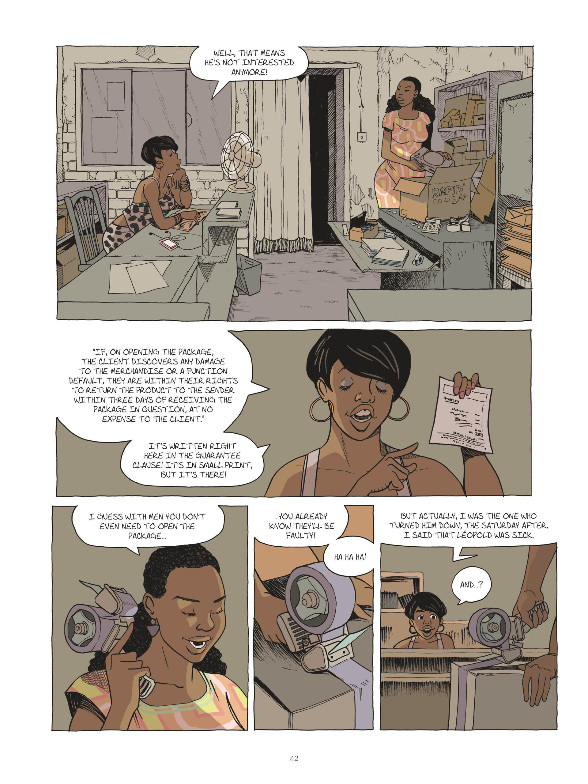 Read online Zidrou-Beuchot's African Trilogy comic -  Issue # TPB 3 - 42