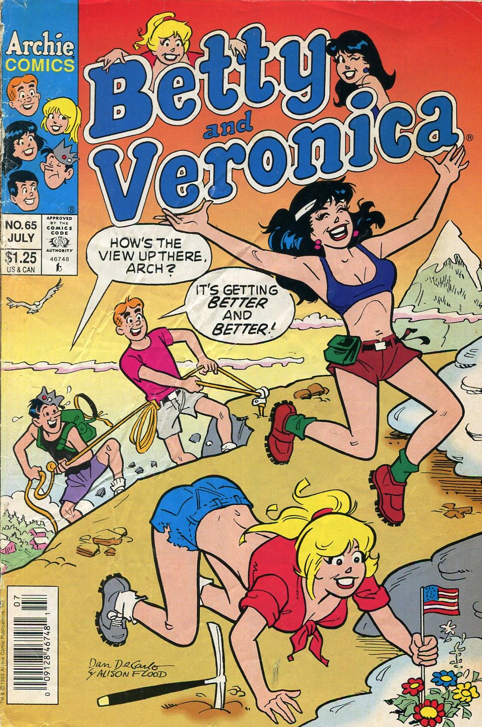 Read online Betty and Veronica (1987) comic -  Issue #65 - 1
