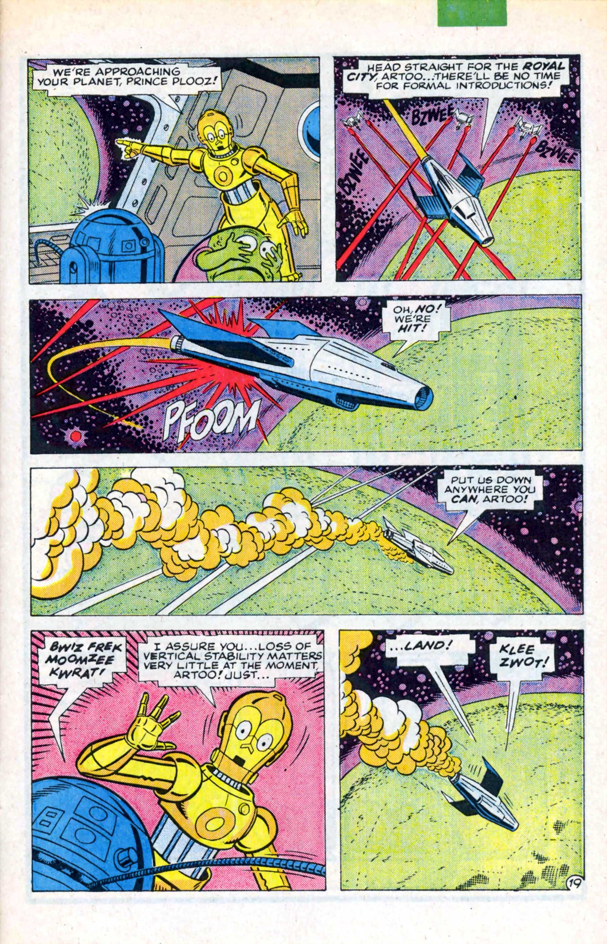 Read online Ewoks (1987) comic -  Issue #10 - 20