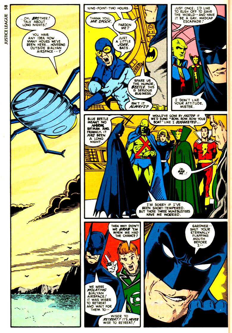 Read online Justice League International (1987) comic -  Issue #1-7 - A New Beginning - 59