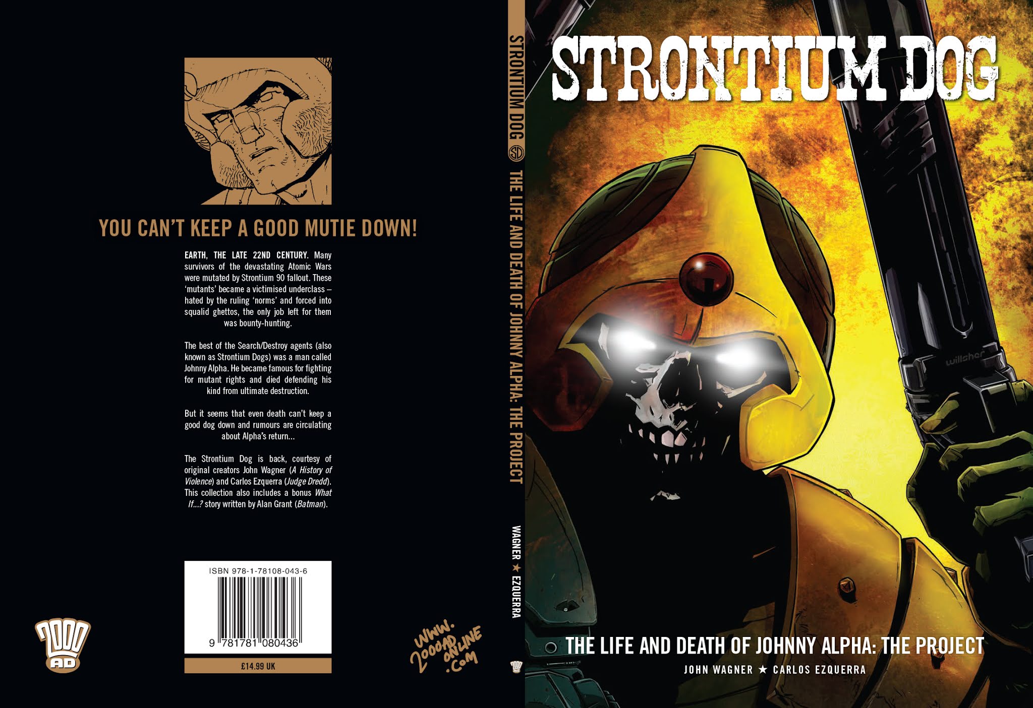 Read online Strontium Dog: The Life and Death of Johnny Alpha: The Project comic -  Issue # TPB - 1