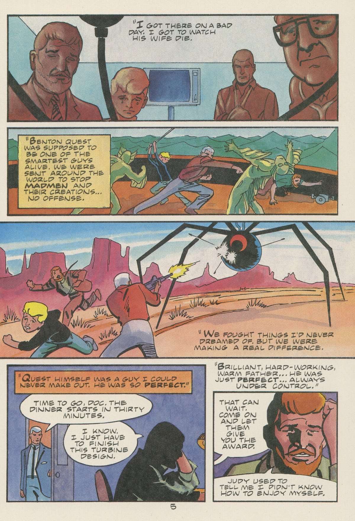 Read online Jonny Quest comic -  Issue #26 - 7