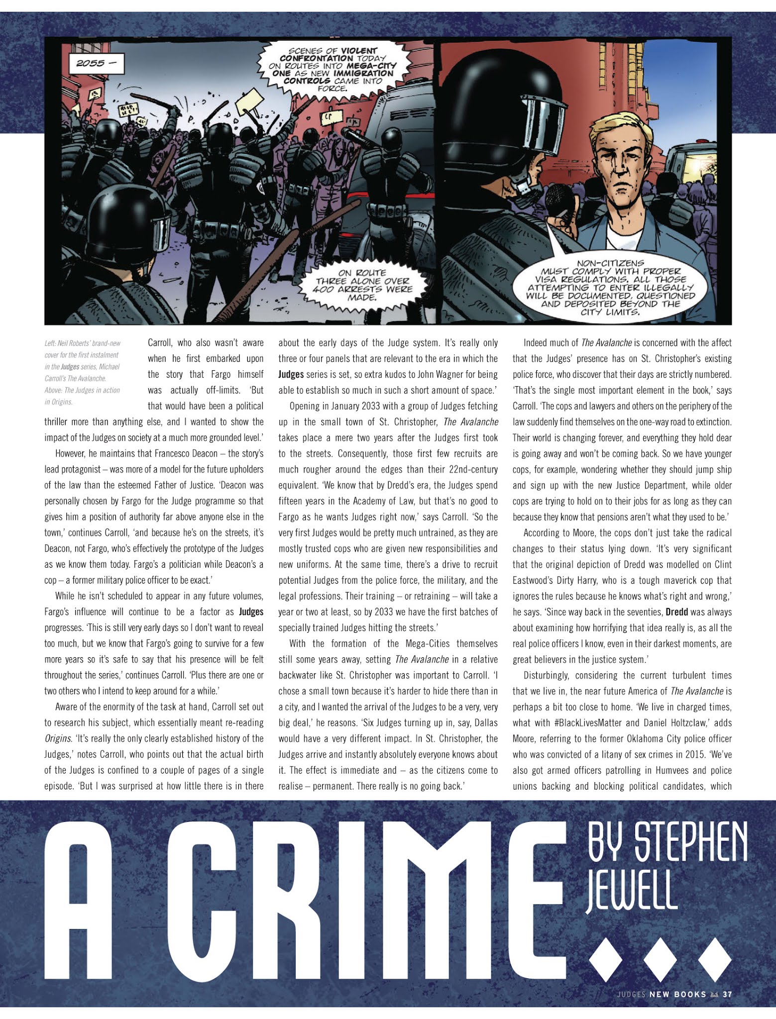 Read online Judge Dredd Megazine (Vol. 5) comic -  Issue #396 - 37