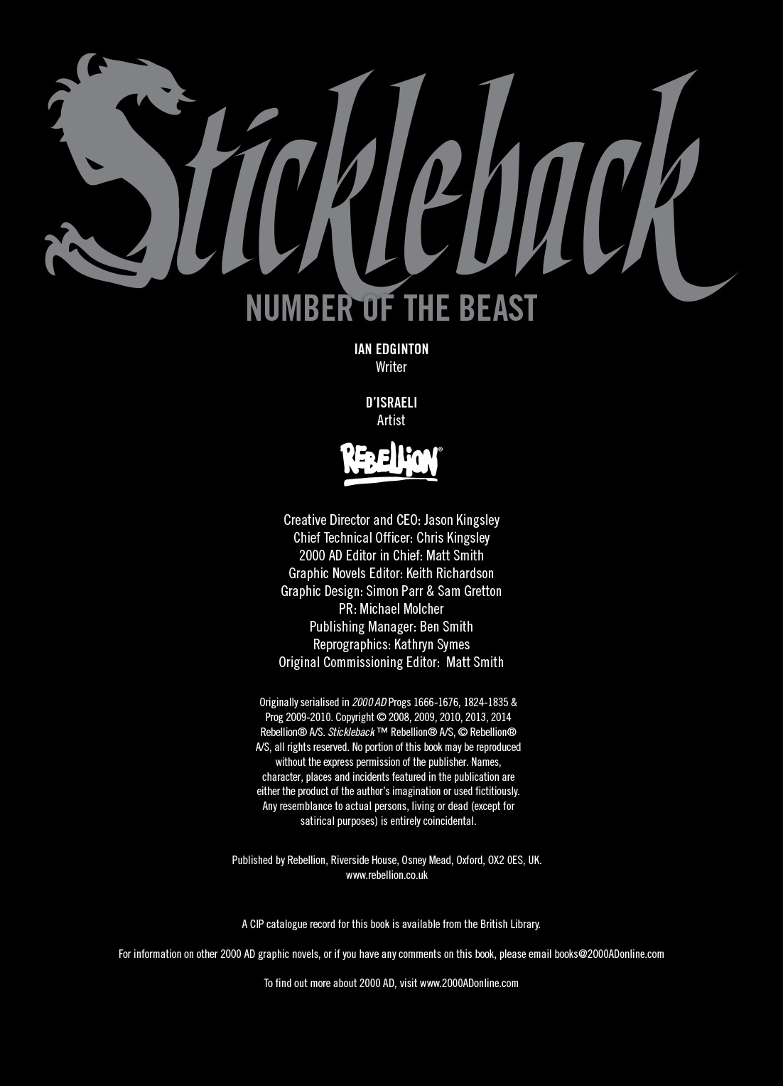 Stickleback (2008) issue TPB 2 - Page 2