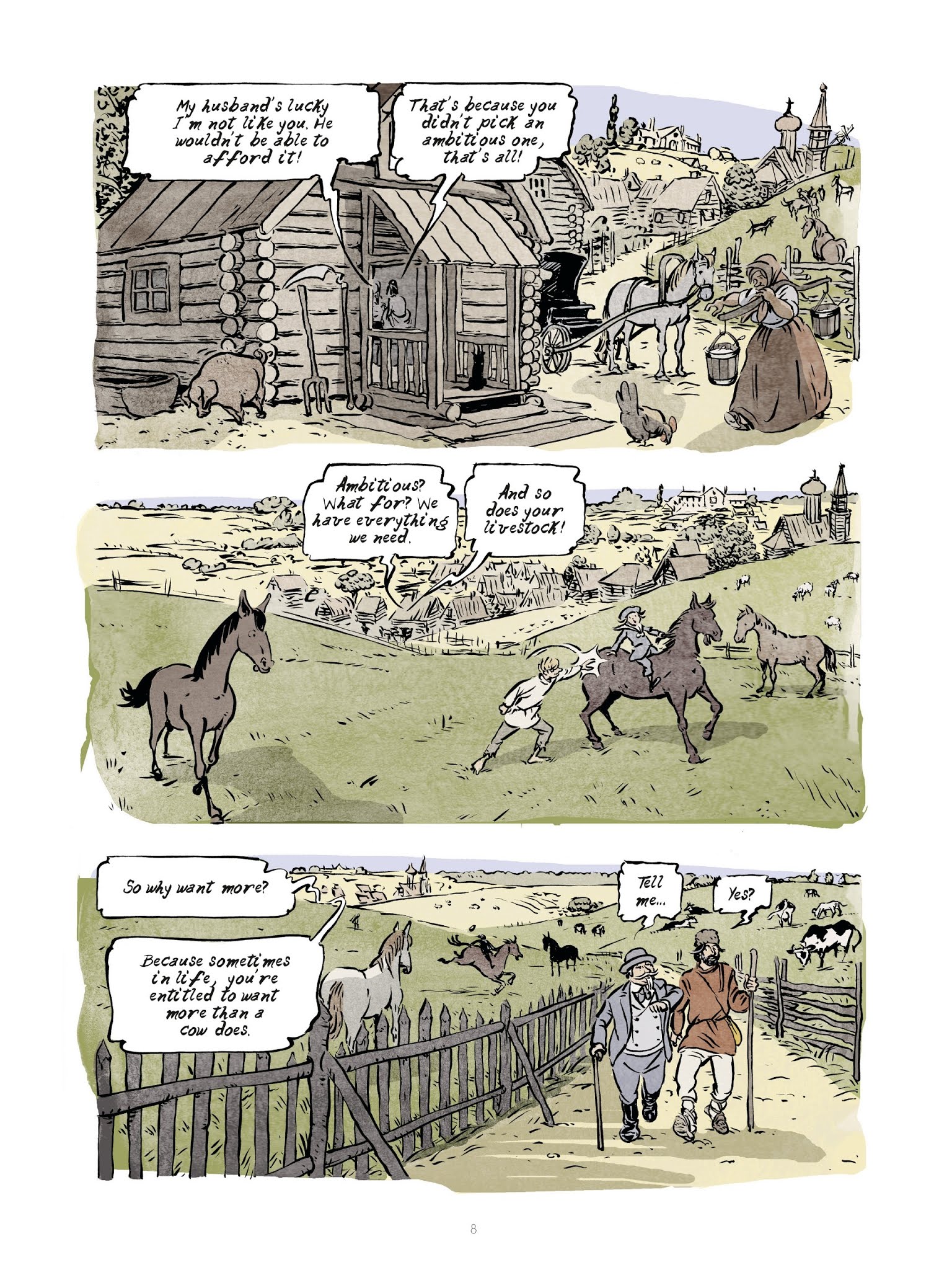 Read online How Much Land Does A Man Need? comic -  Issue # TPB - 8