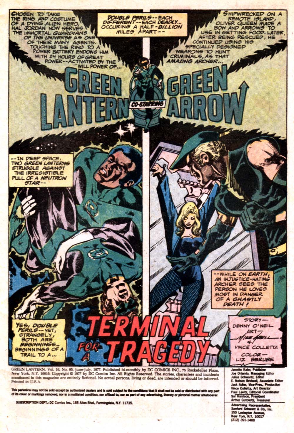 Read online Green Lantern (1960) comic -  Issue #95 - 2