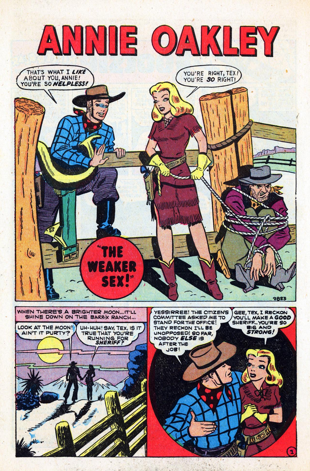 Read online Annie Oakley comic -  Issue #2 - 12
