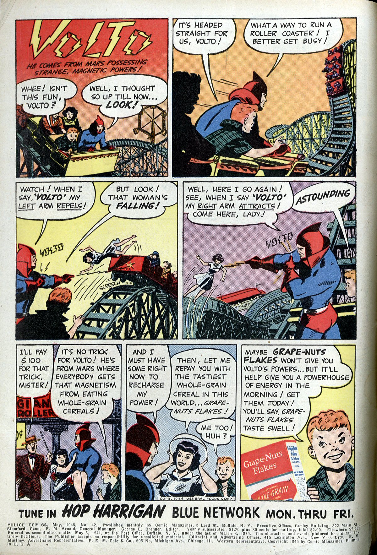 Read online Police Comics comic -  Issue #42 - 2