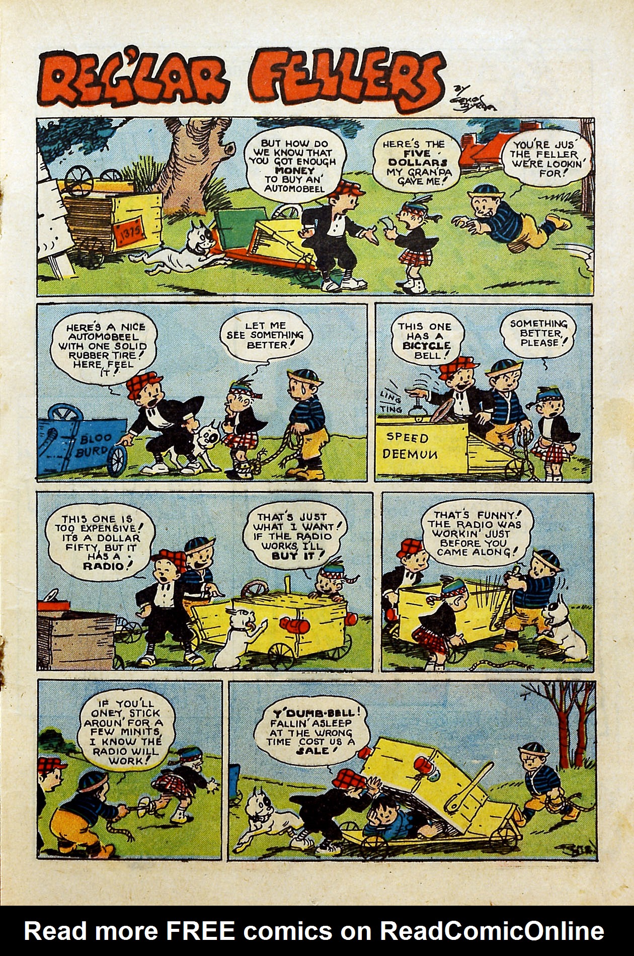 Read online Reg'lar Fellers Heroic Comics comic -  Issue #15 - 33