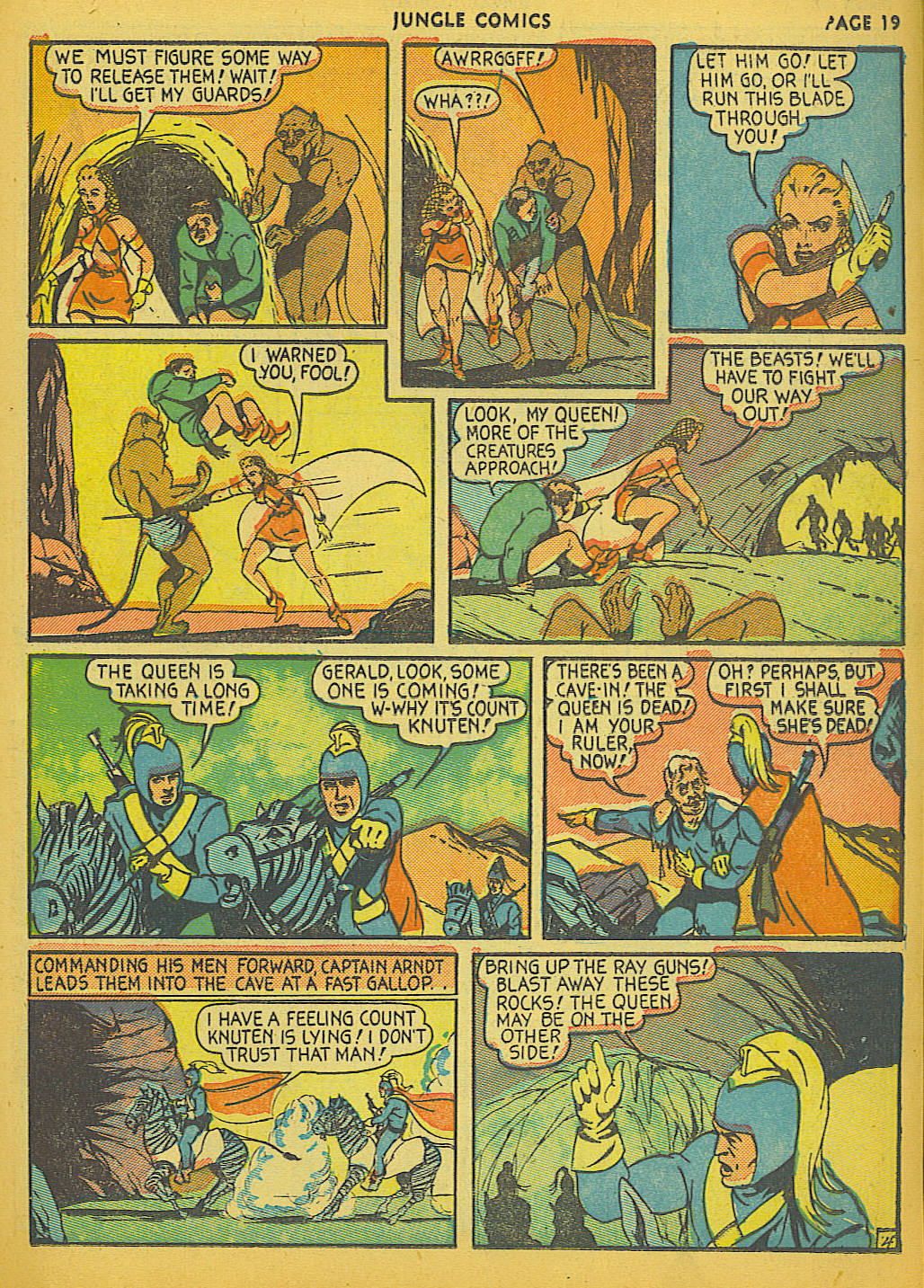 Read online Jungle Comics comic -  Issue #6 - 21
