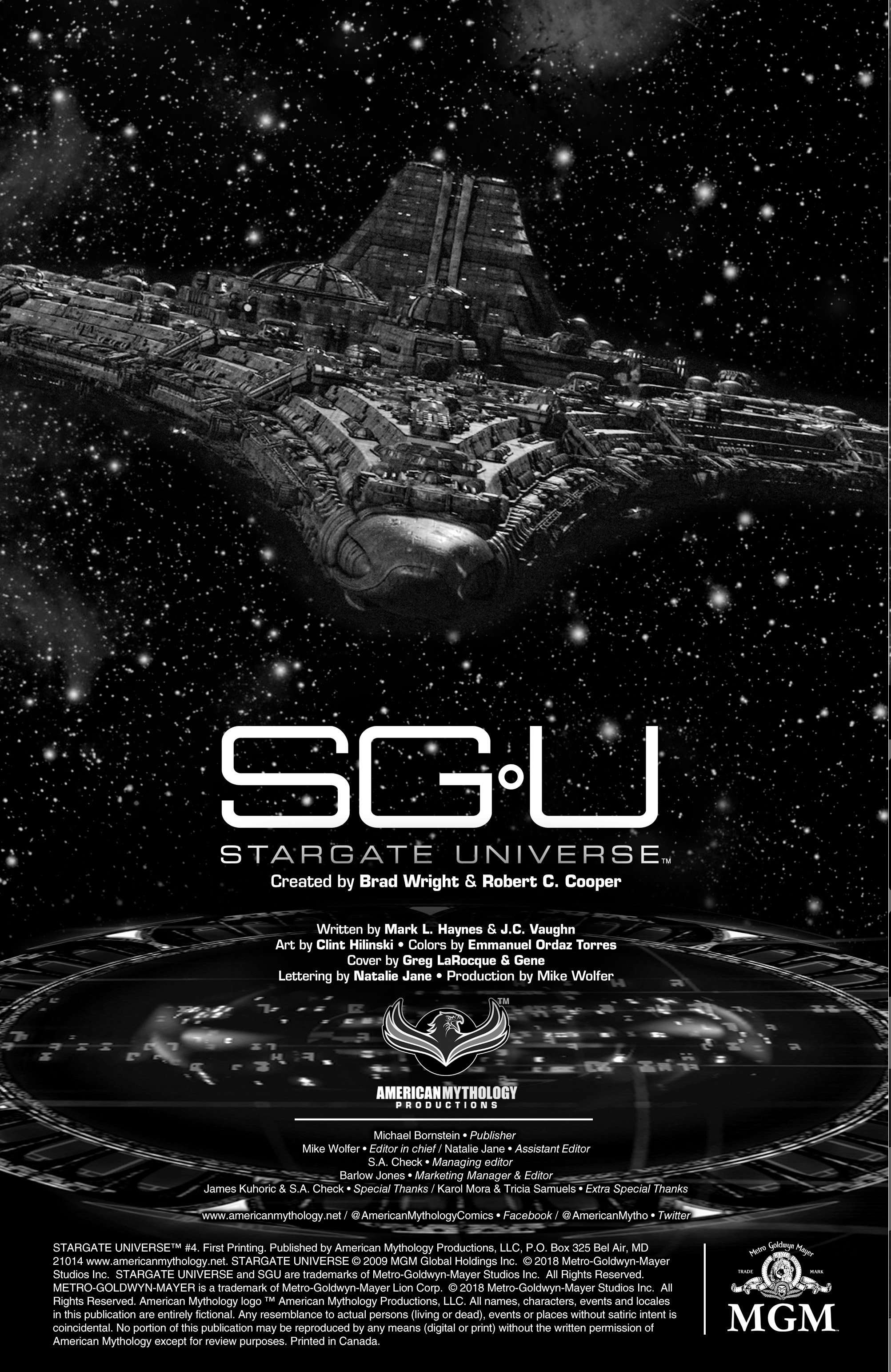 Read online Stargate Universe comic -  Issue #4 - 2