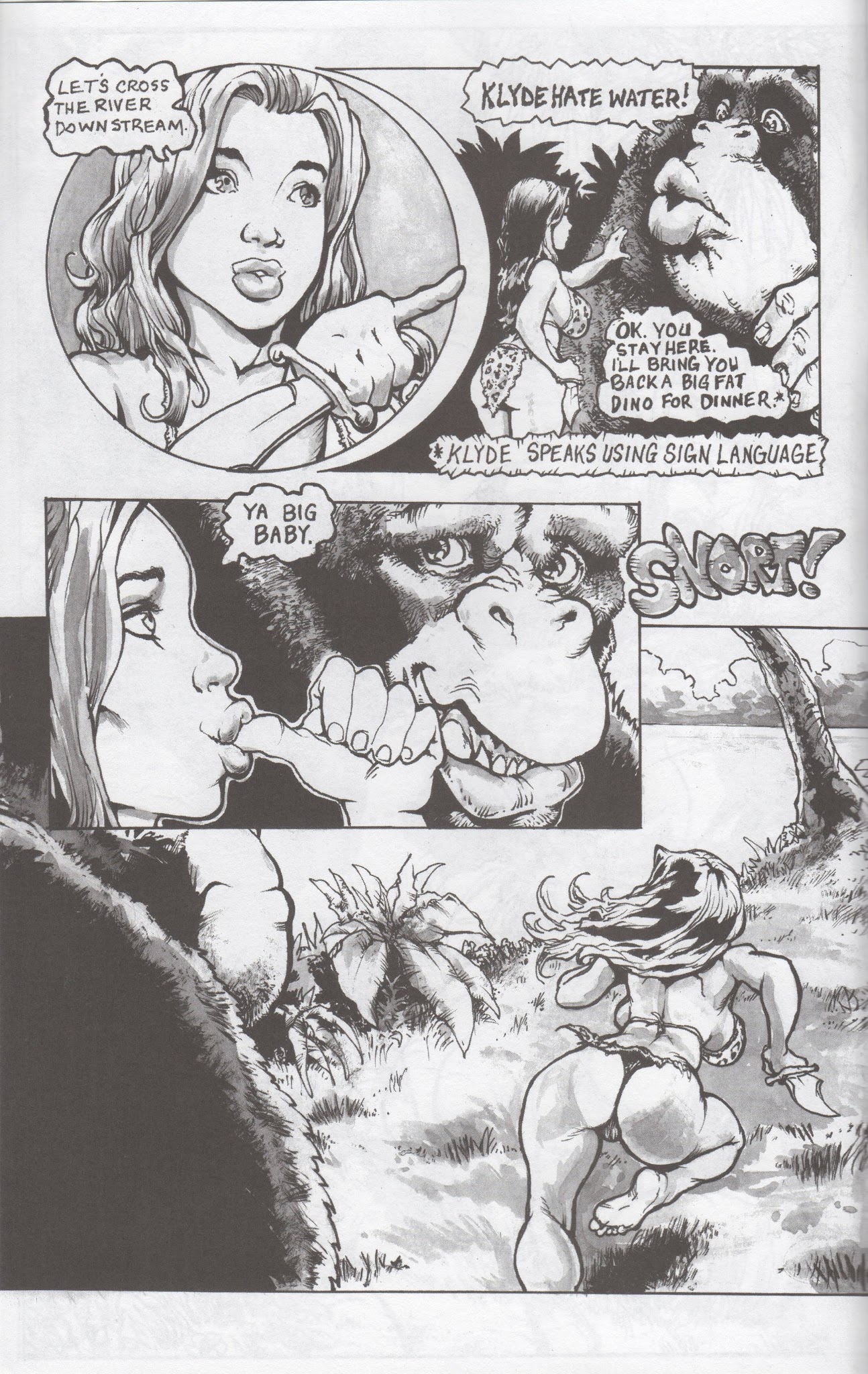 Read online Cavewoman: Raptor comic -  Issue #1 - 7