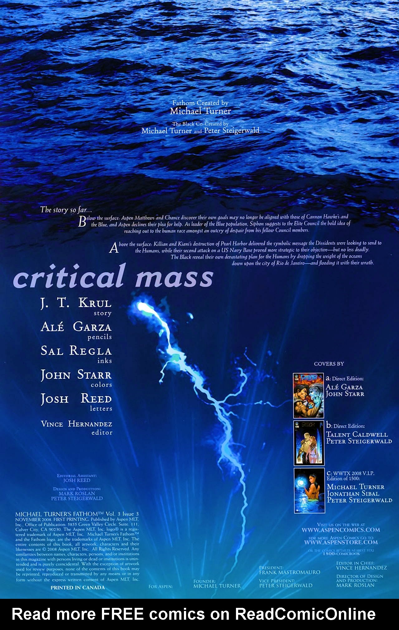 Read online Fathom (2008) comic -  Issue #3 - 2