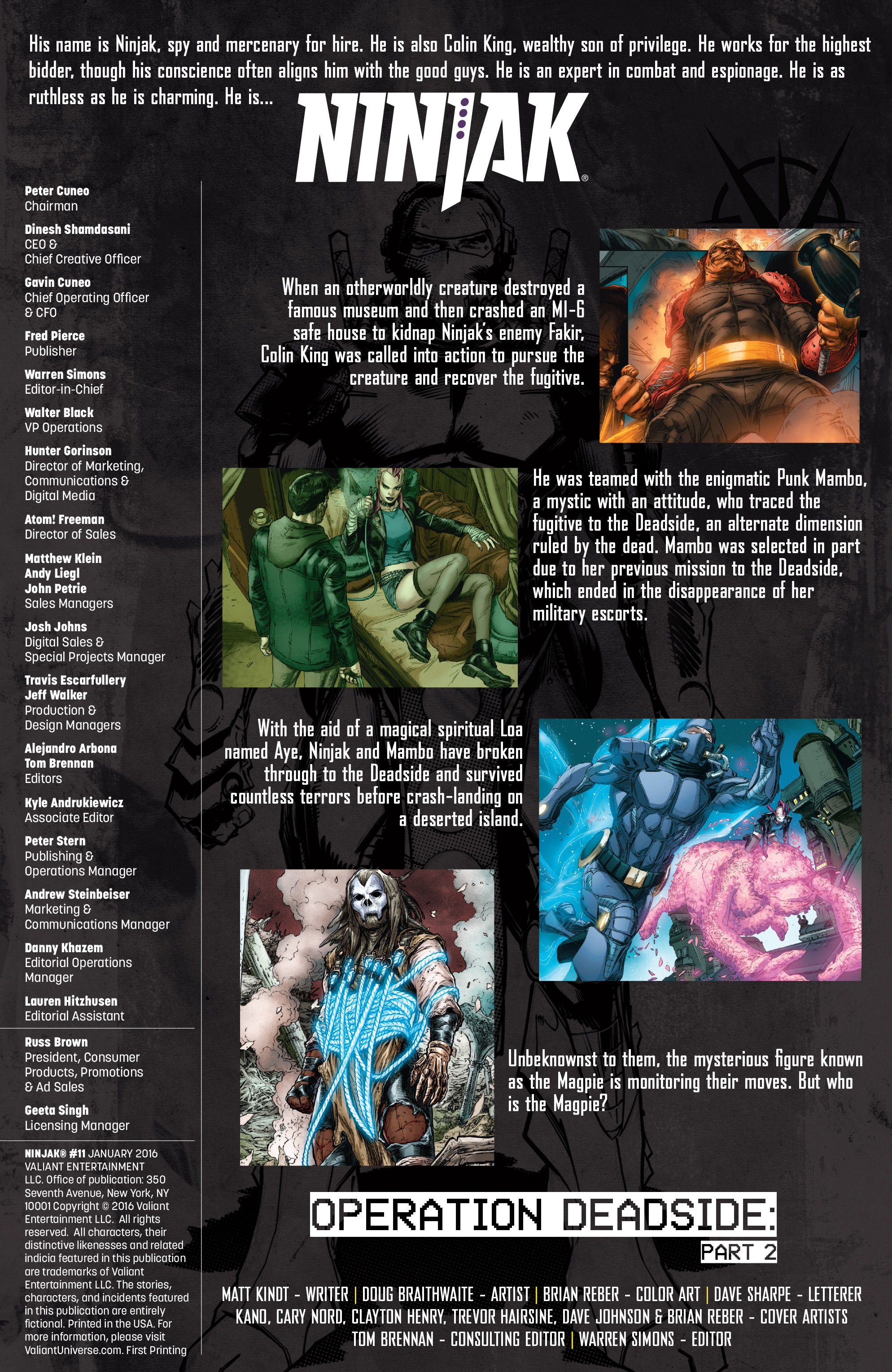 Read online Ninjak (2015) comic -  Issue #11 - 2