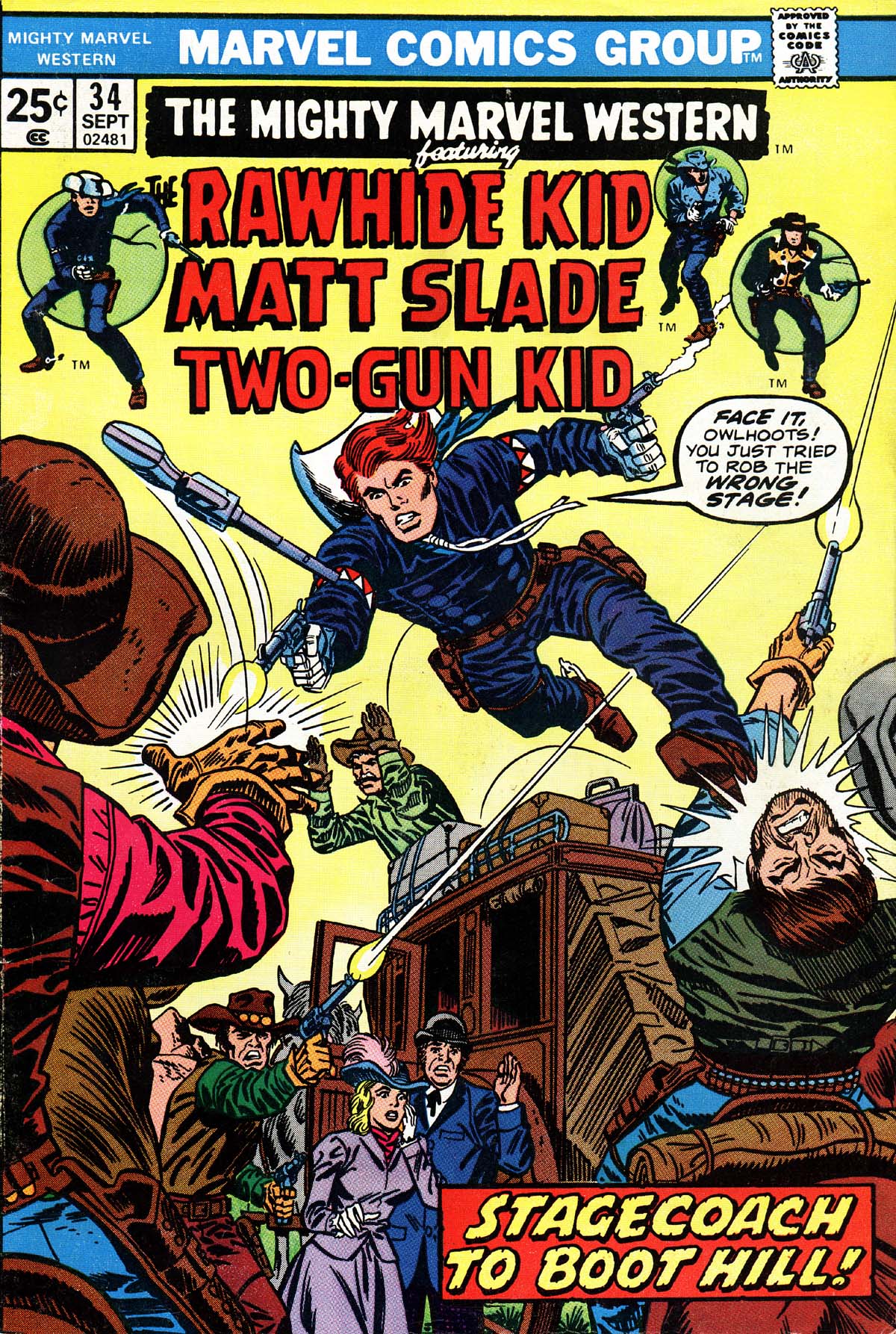Read online The Mighty Marvel Western comic -  Issue #34 - 1