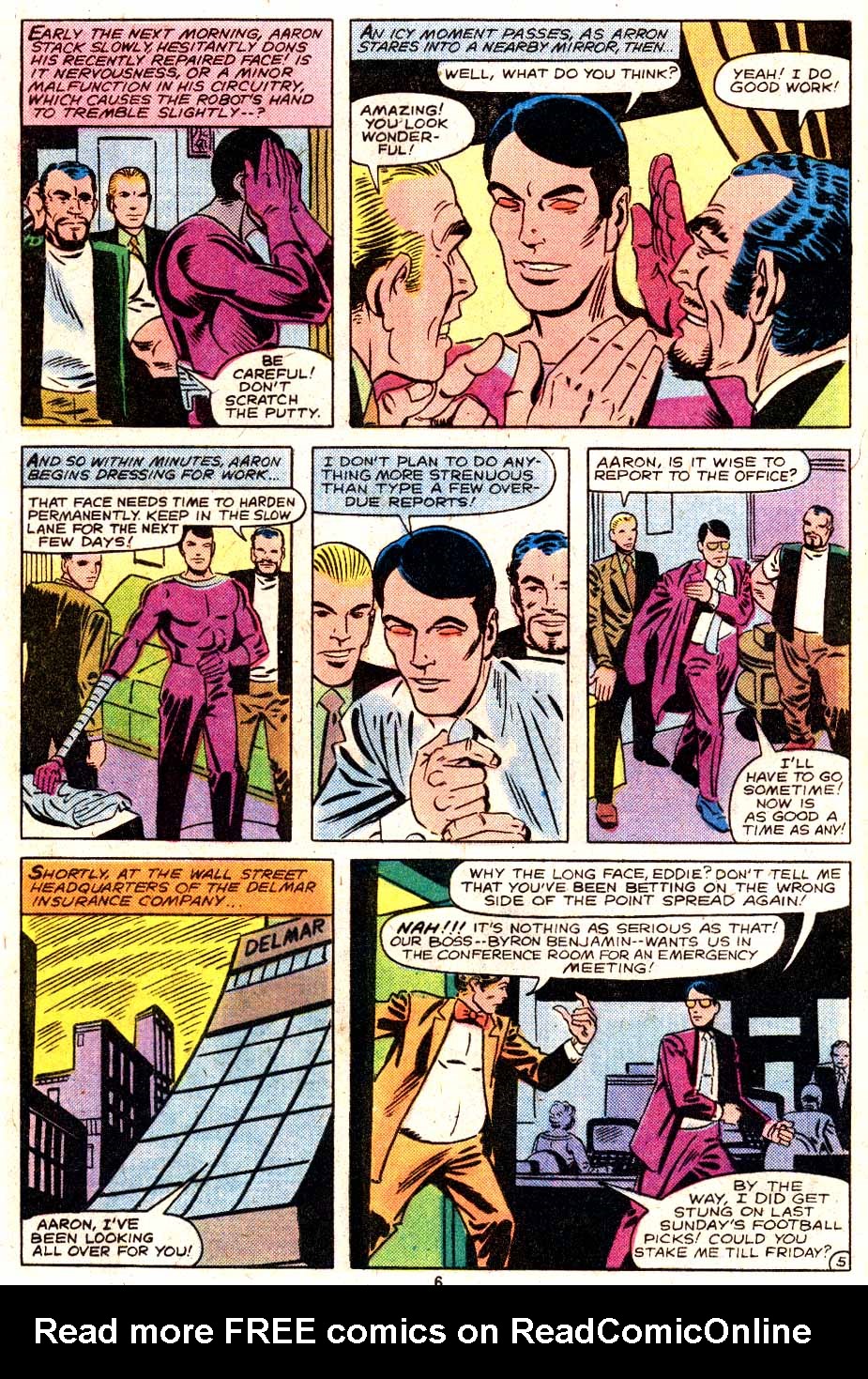 Read online Machine Man (1978) comic -  Issue #19 - 6