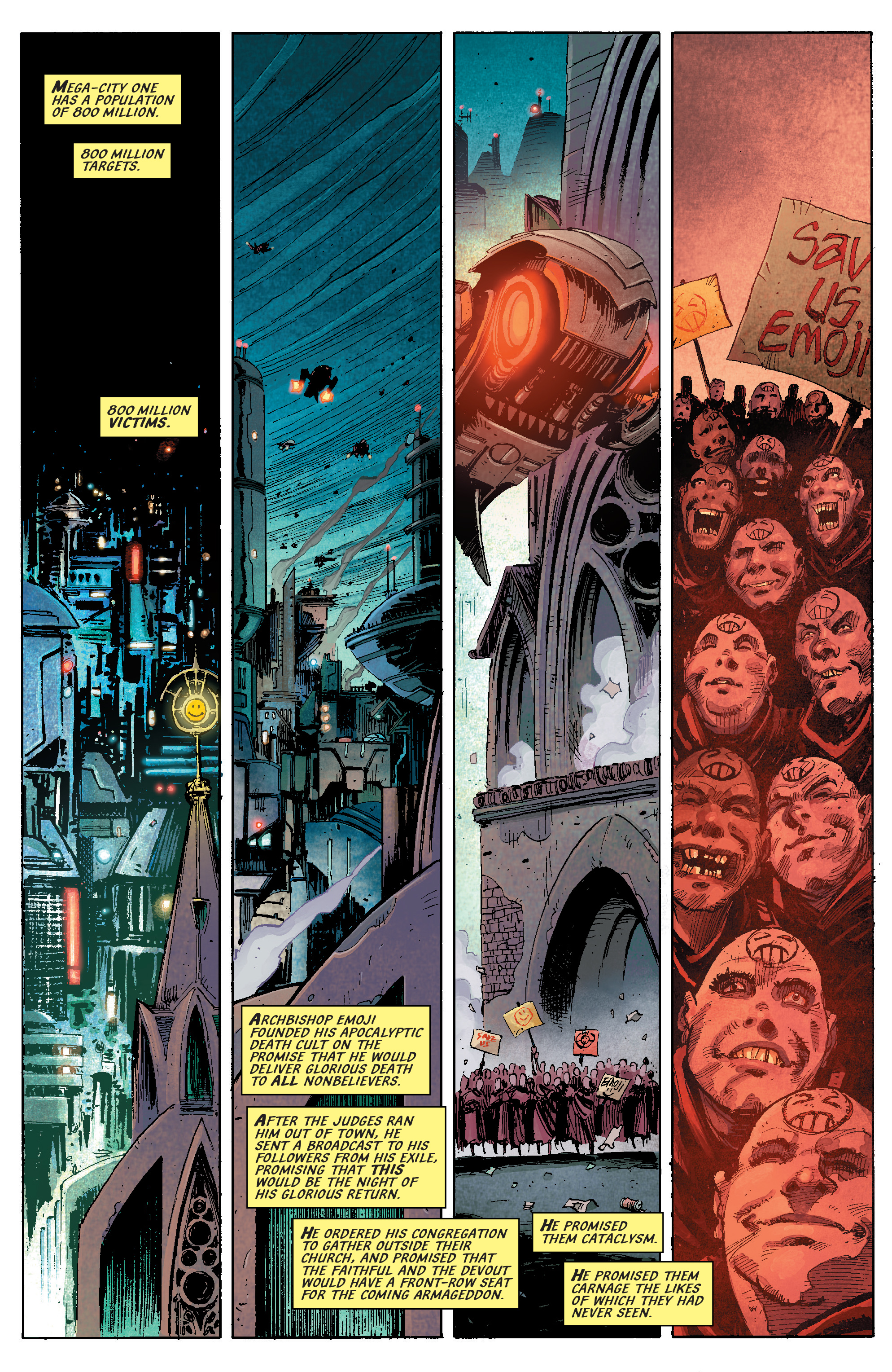 Read online Predator Vs. Judge Dredd Vs. Aliens comic -  Issue #4 - 4