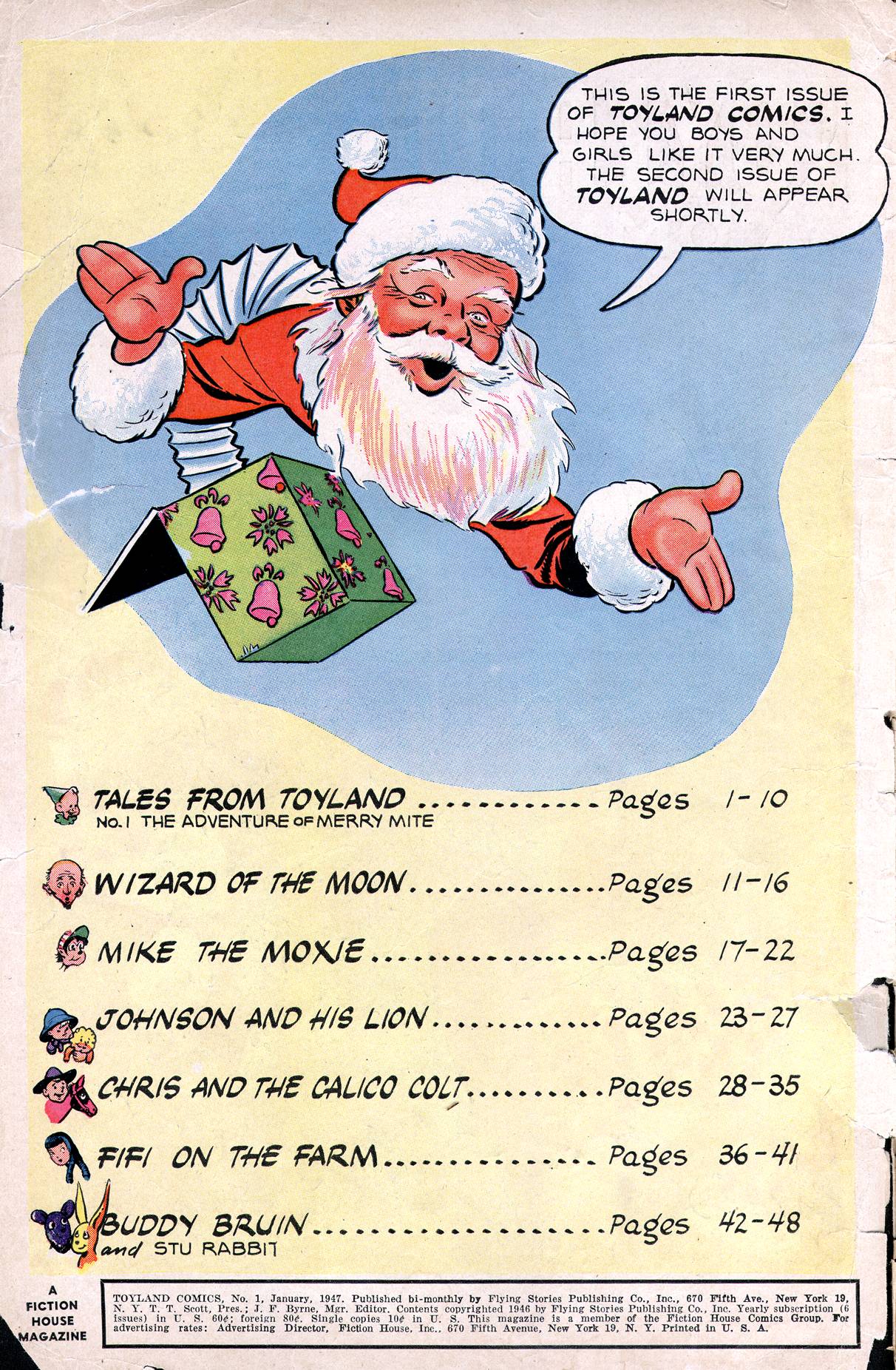 Read online Toyland Comics comic -  Issue #1 - 2