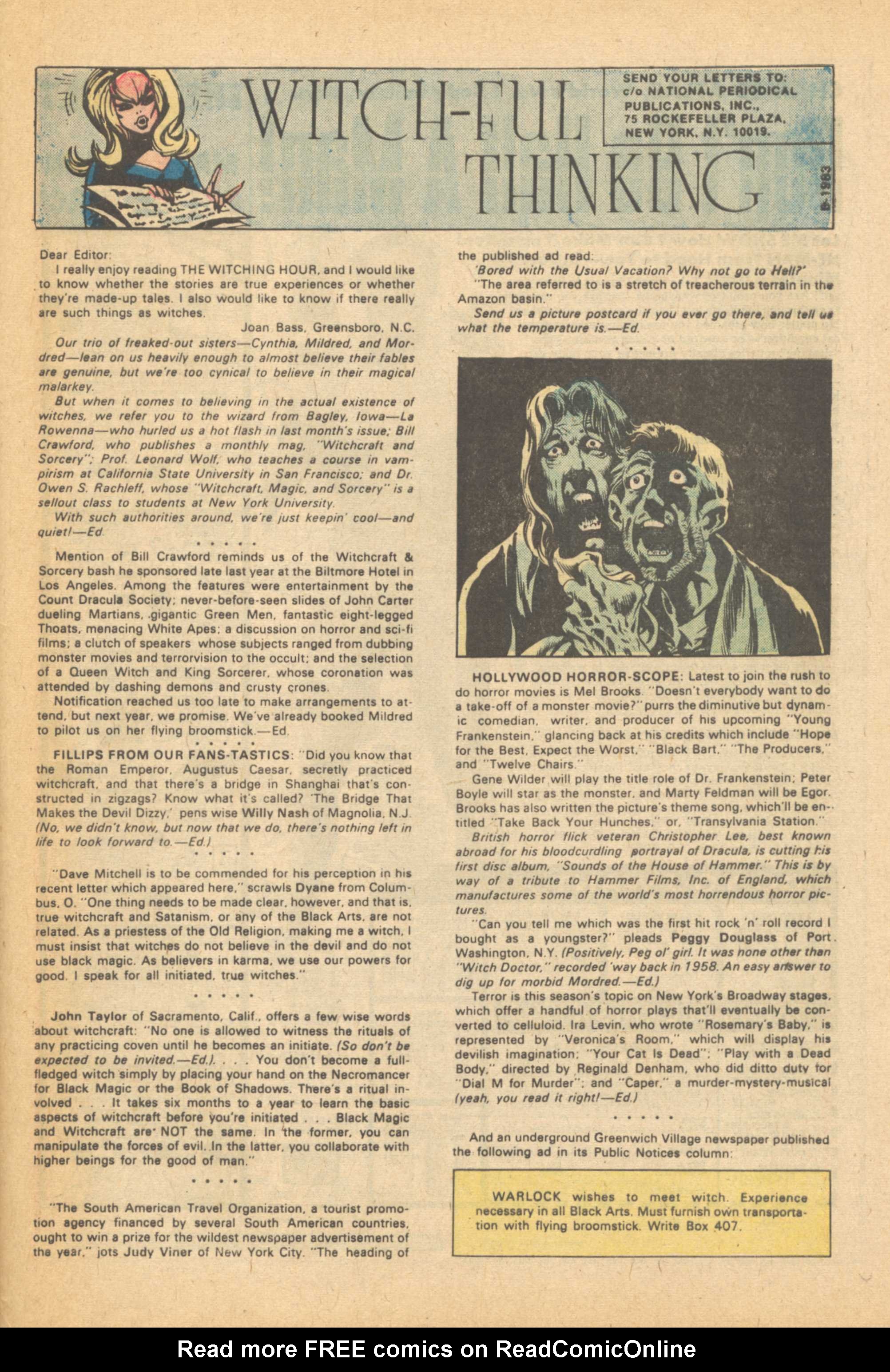 Read online The Witching Hour (1969) comic -  Issue #42 - 32