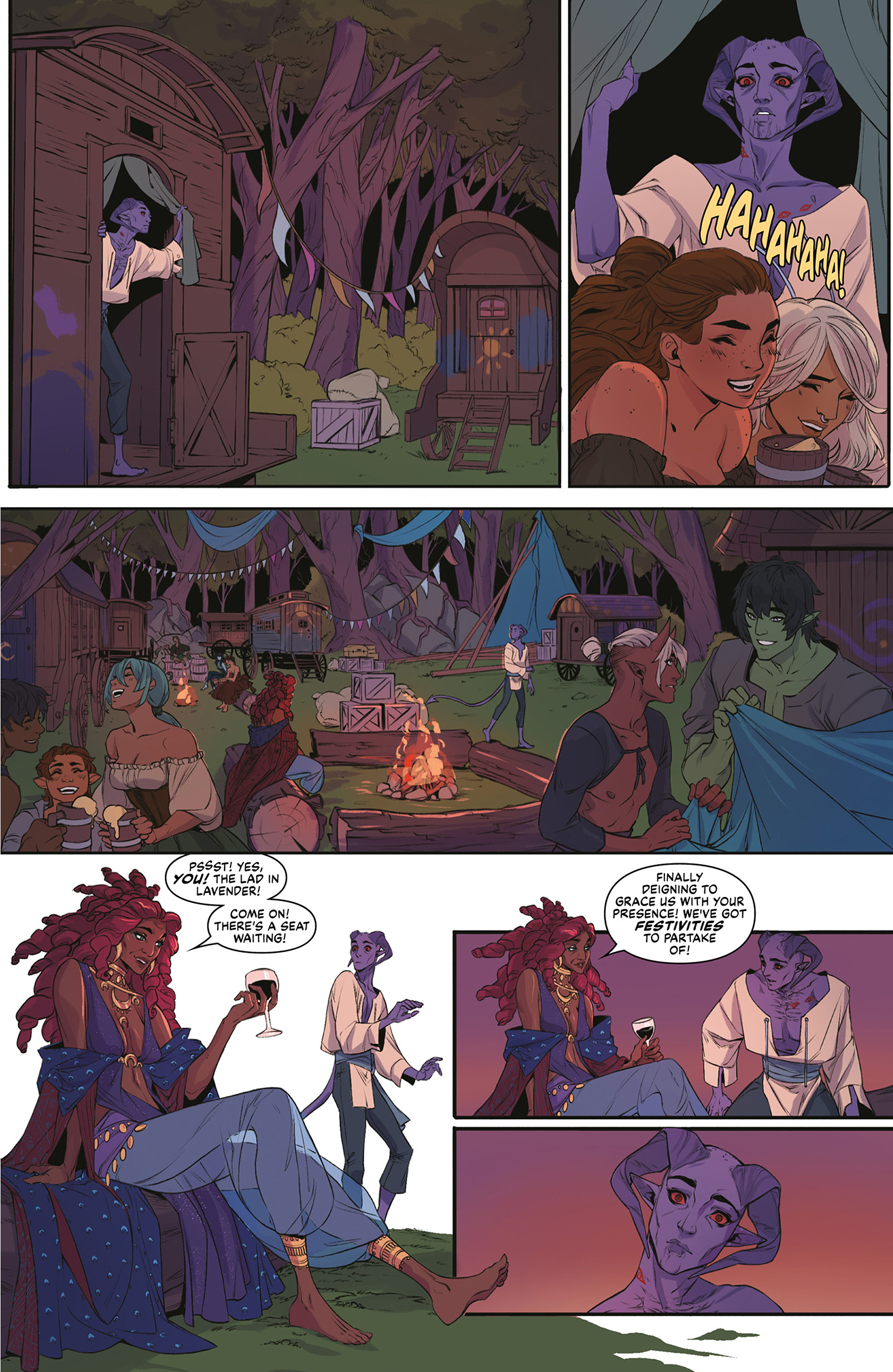 Read online Critical Role: The Mighty Nein Origins - Mollymauk Tealeaf comic -  Issue # Full - 13