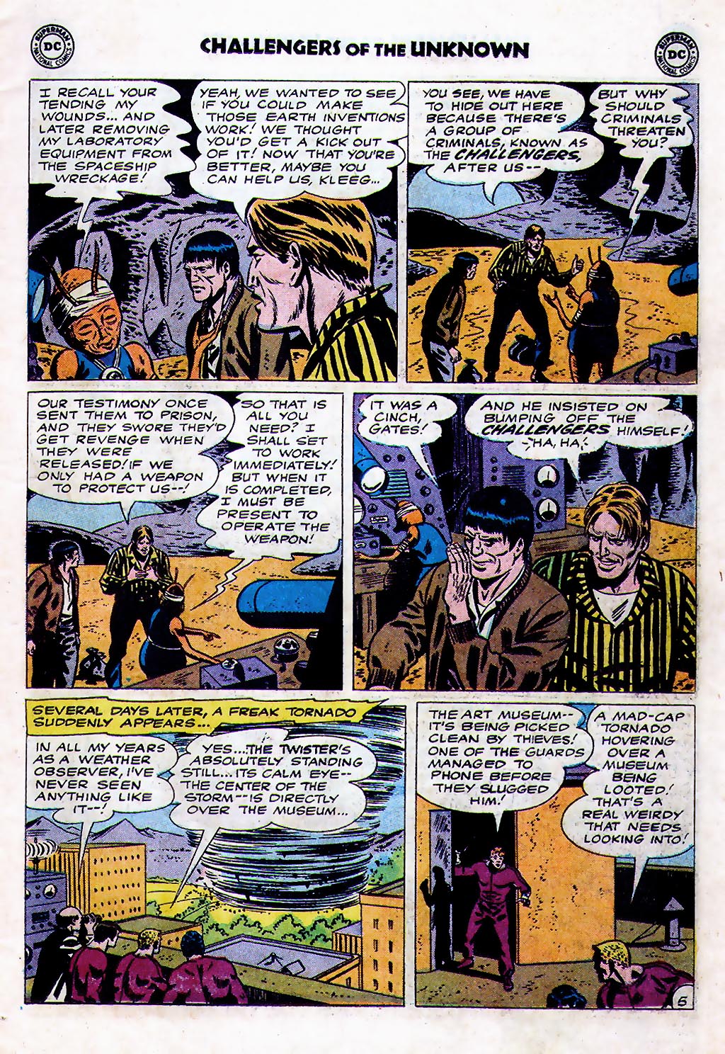 Challengers of the Unknown (1958) Issue #27 #27 - English 7
