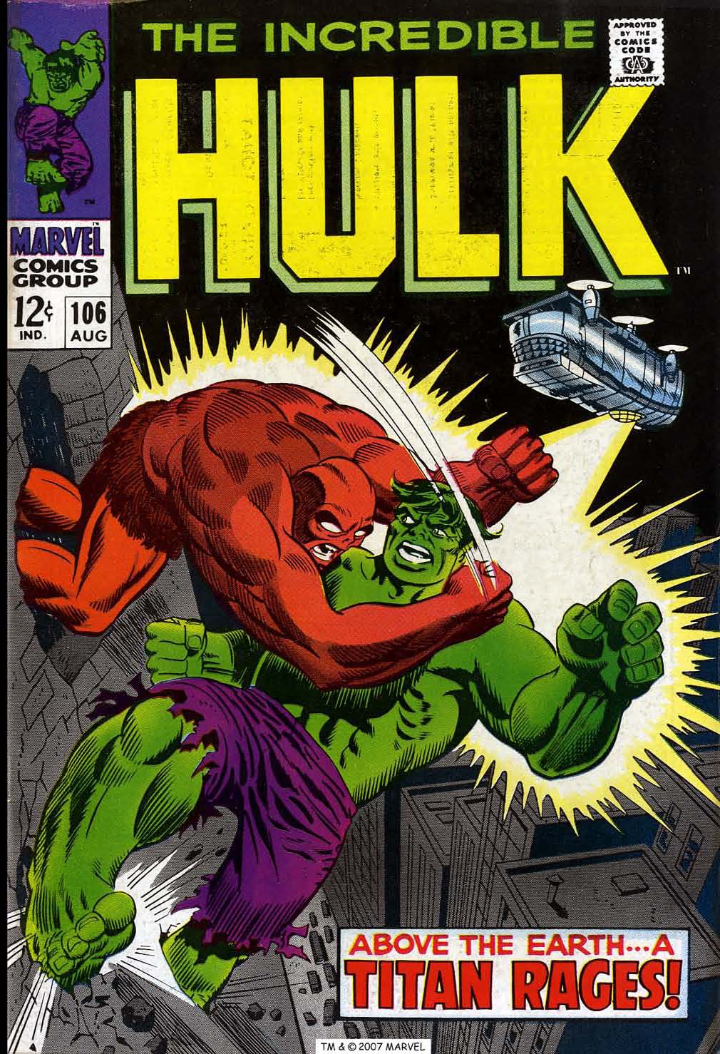 Read online The Incredible Hulk (1968) comic -  Issue #106 - 1