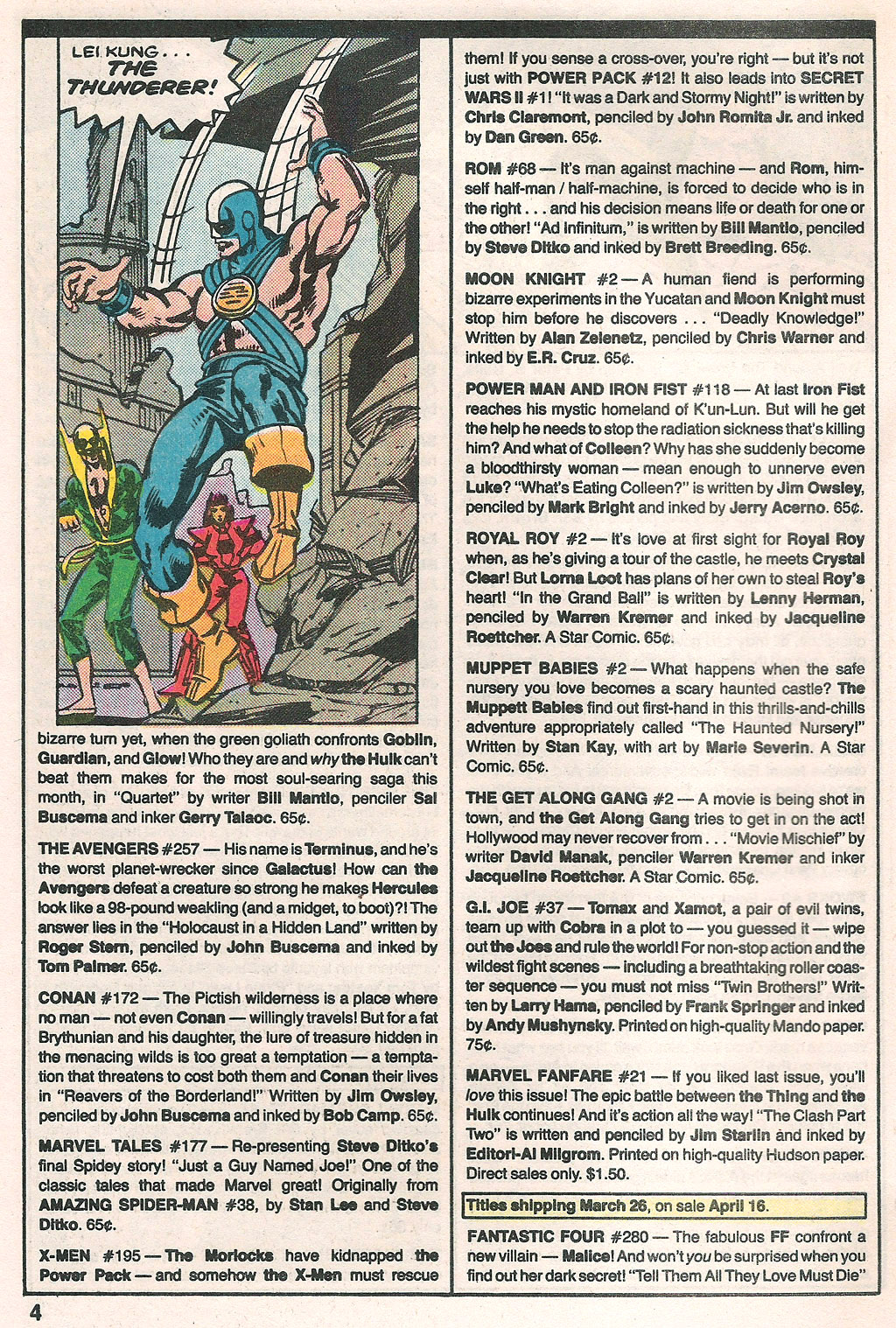 Read online Marvel Age comic -  Issue #27 - 6