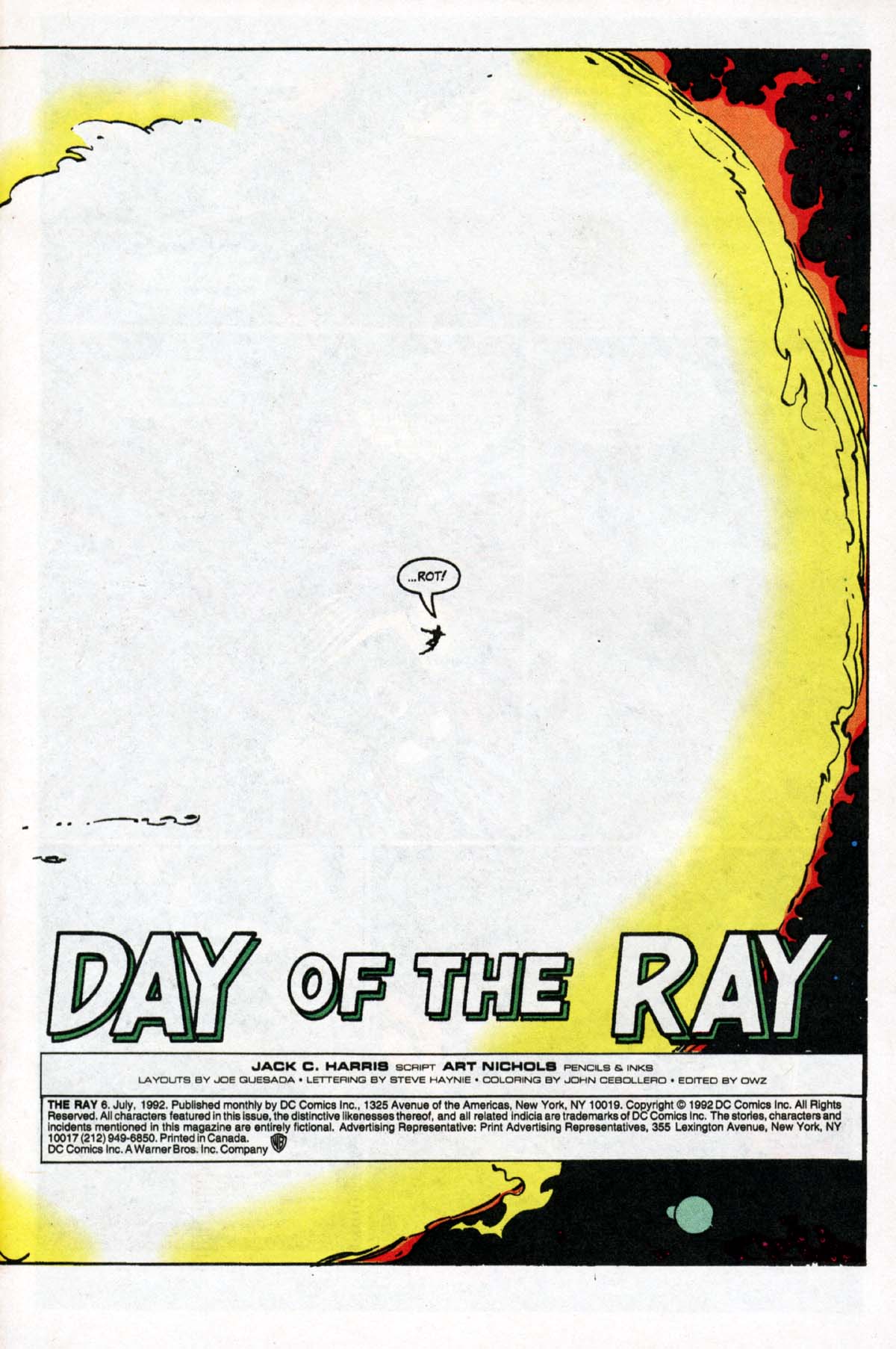 Read online The Ray (1992) comic -  Issue #6 - 7