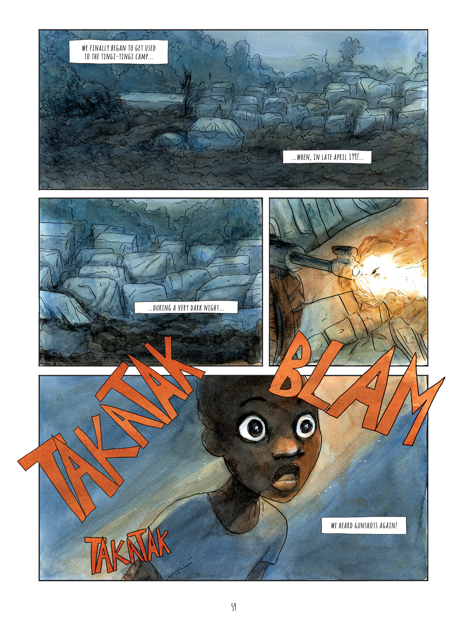 Read online Alice on the Run: One Child's Journey Through the Rwandan Civil War comic -  Issue # TPB - 58