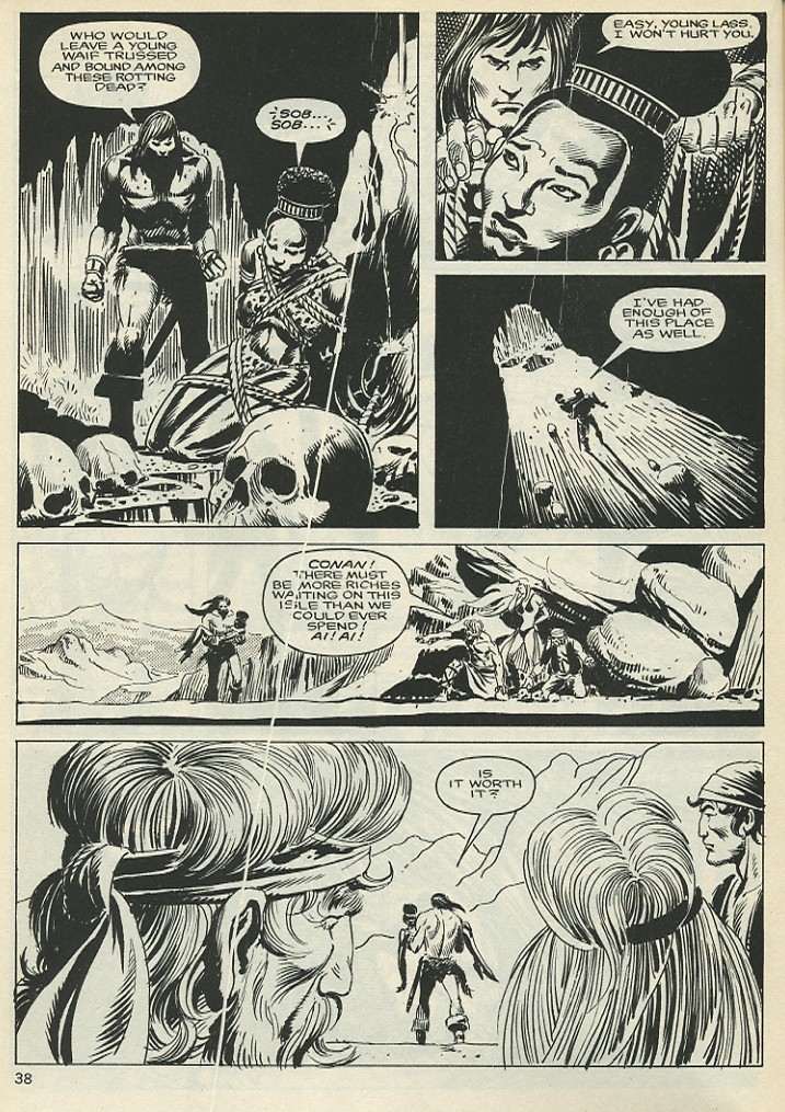 Read online The Savage Sword Of Conan comic -  Issue #136 - 37