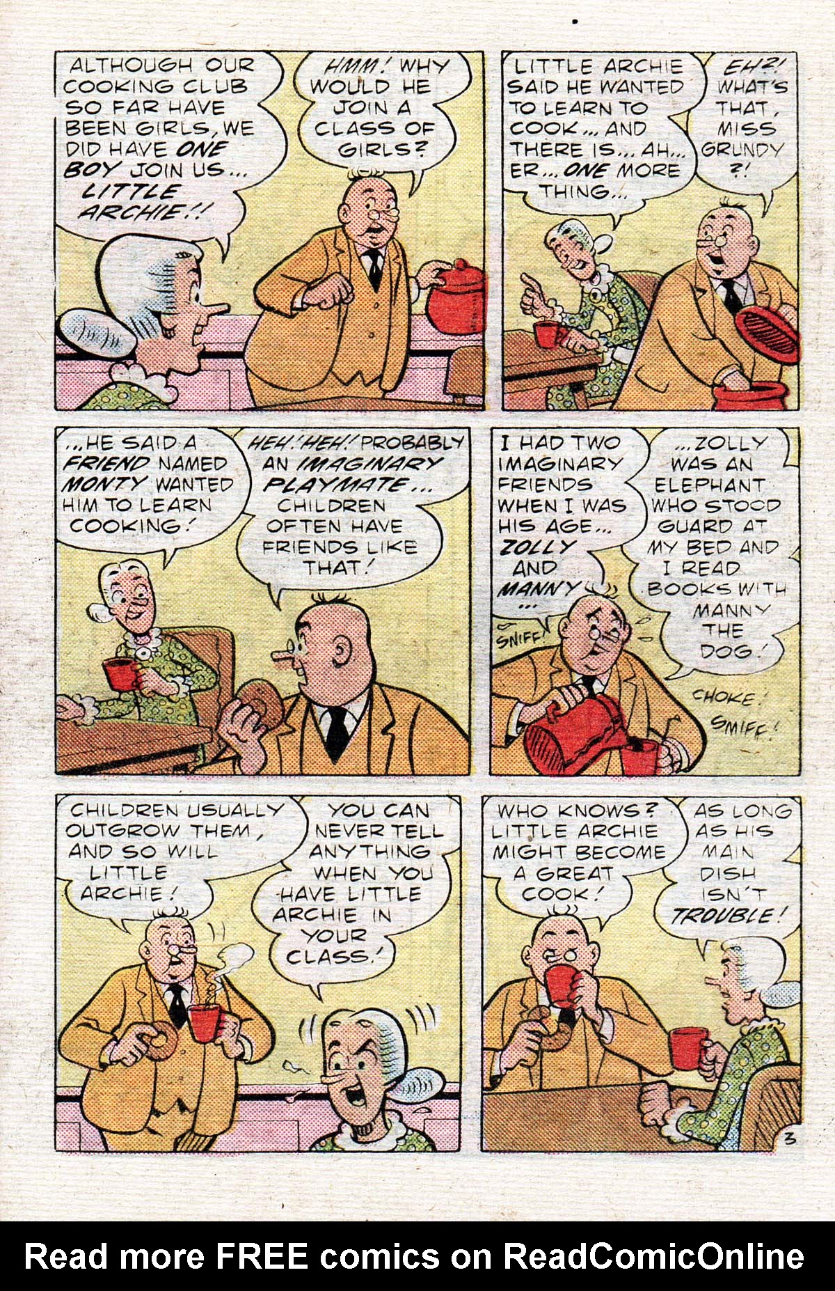 Read online Little Archie Comics Digest Magazine comic -  Issue #33 - 68