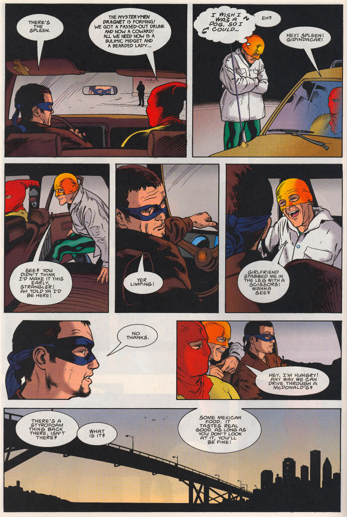 Read online Bob Burden's Original Mysterymen Comics comic -  Issue #1 - 9