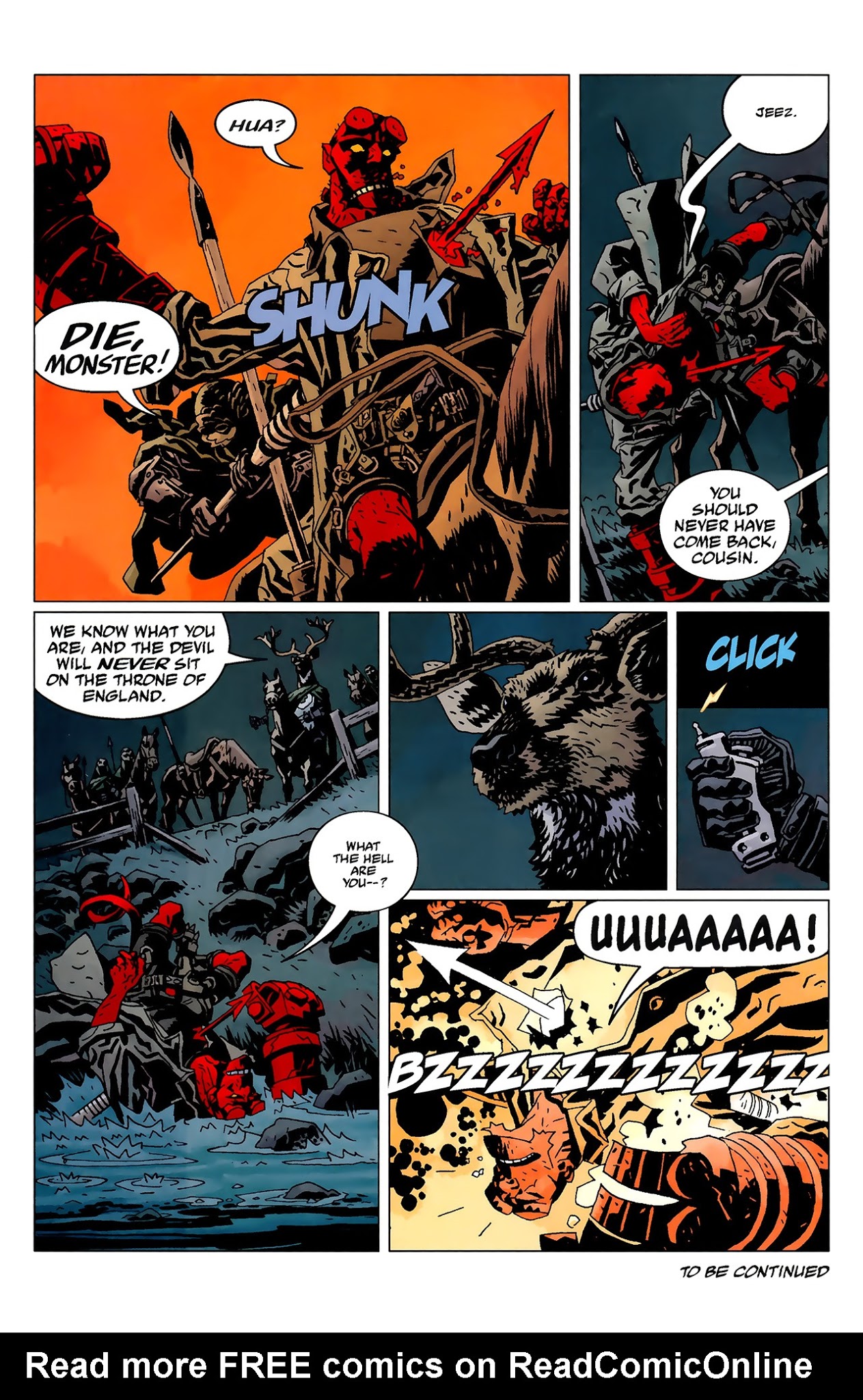 Read online Hellboy: The Wild Hunt comic -  Issue #1 - 27