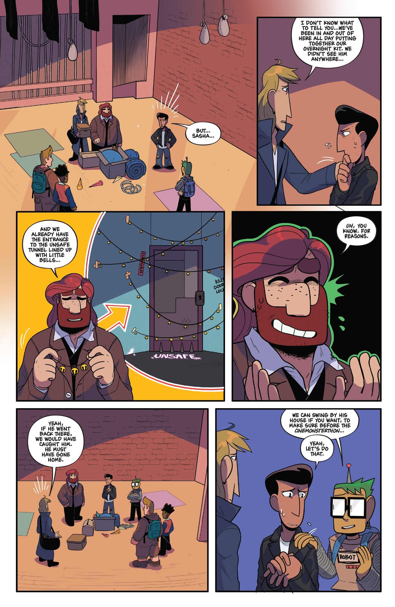 Read online The Backstagers Halloween Intermission comic -  Issue # Full - 10