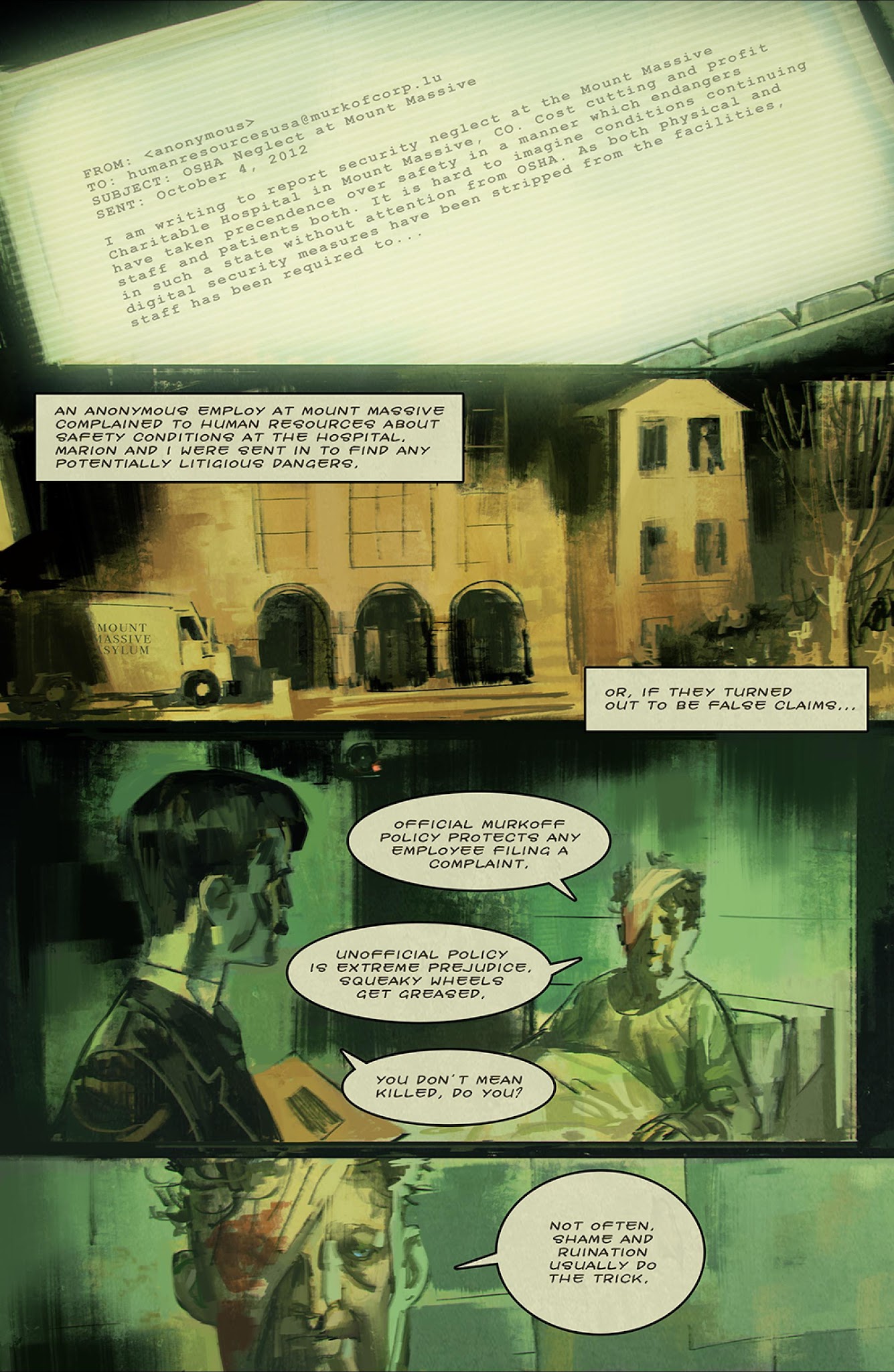 Read online Outlast: The Murkoff Account comic -  Issue #2 - 5