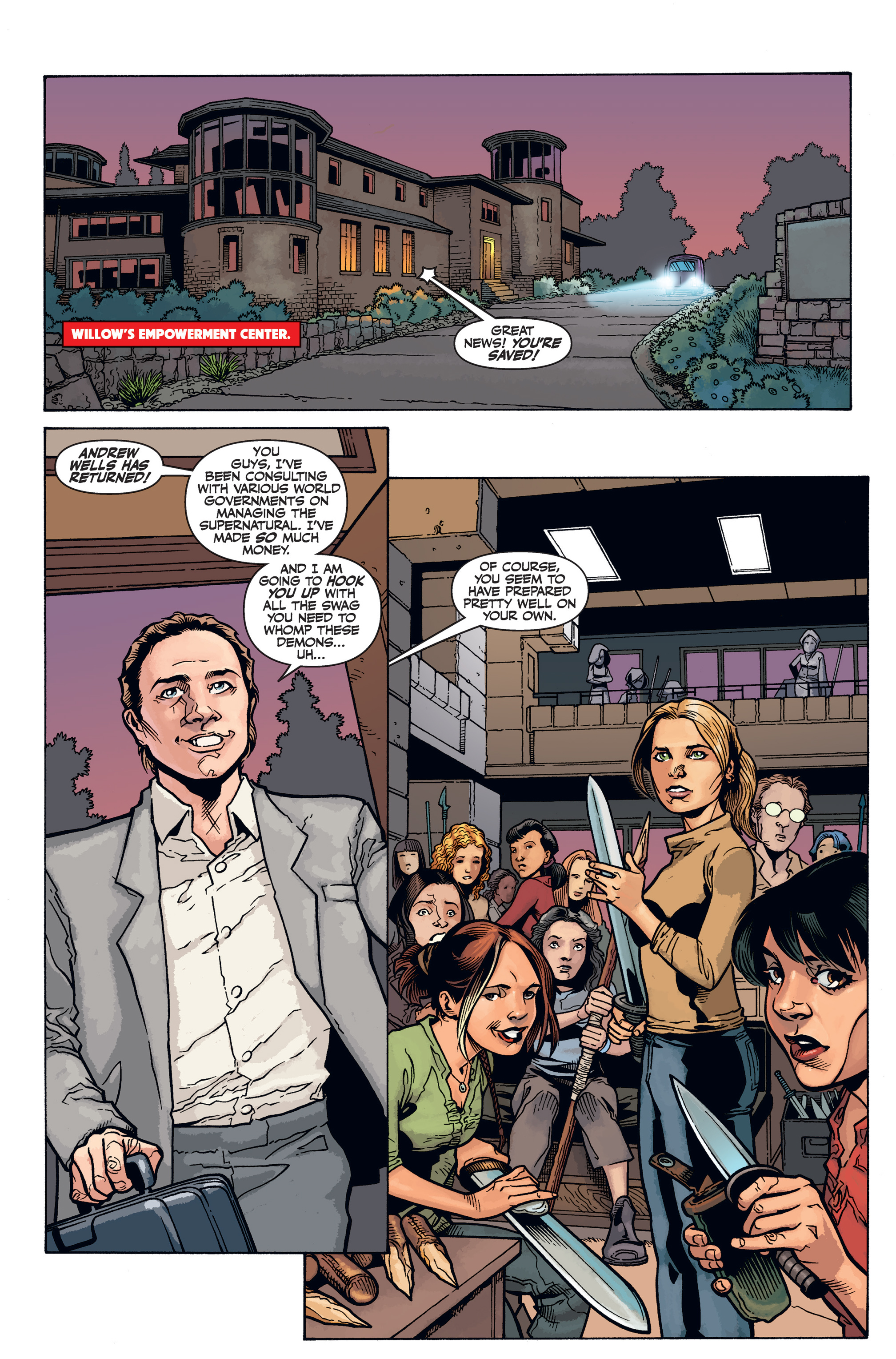 Read online Buffy the Vampire Slayer Season 12 comic -  Issue # _Library Edition (Part 2) - 54