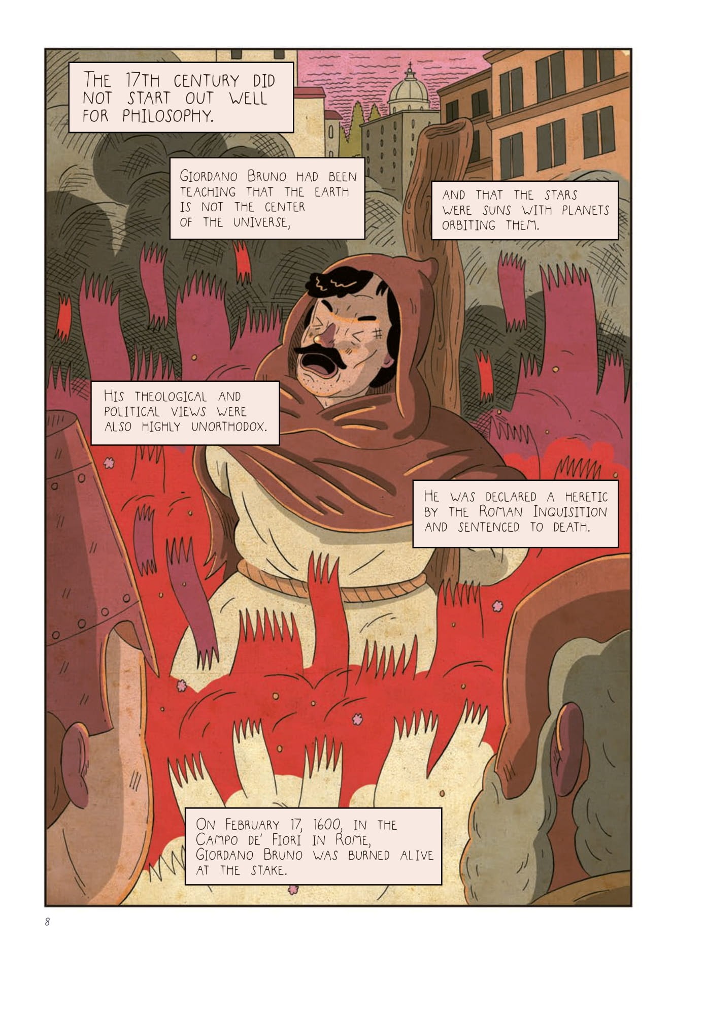 Read online Heretics!: The Wondrous (and Dangerous) Beginnings of Modern Philosophy comic -  Issue # TPB (Part 1) - 9