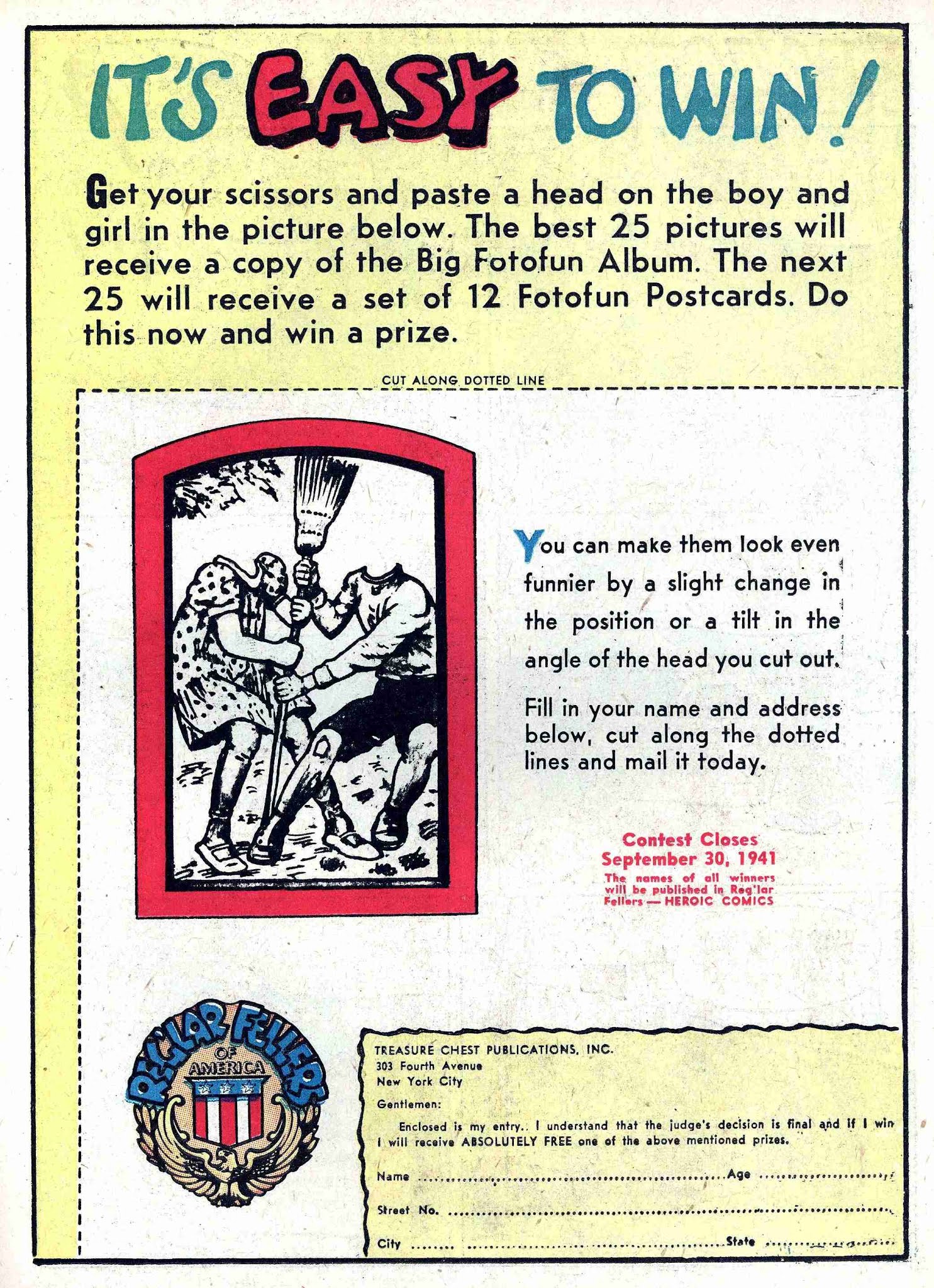 Read online Reg'lar Fellers Heroic Comics comic -  Issue #8 - 43